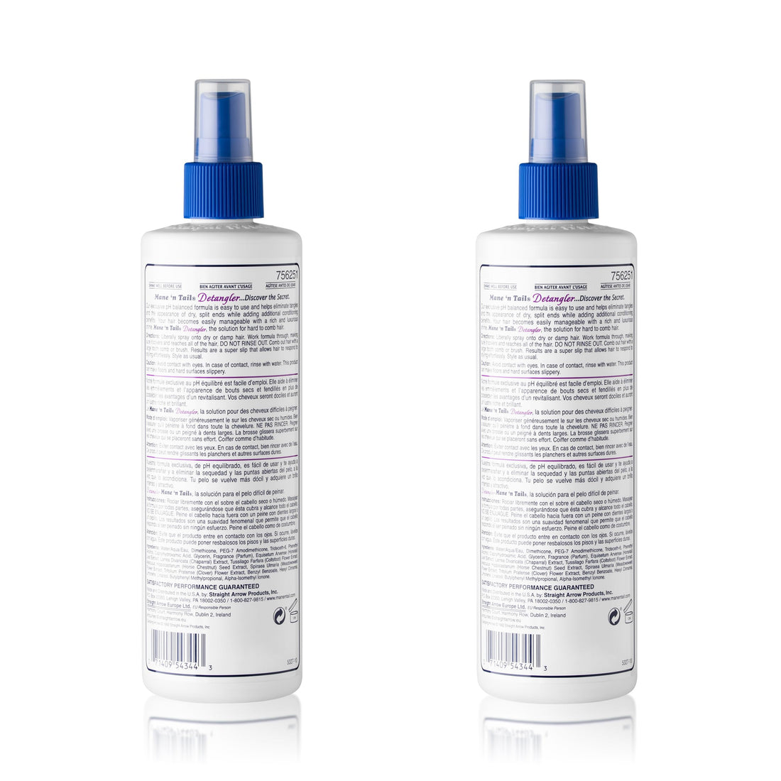 Mane N Tail Detangler 12oz Spray (2 Pack)