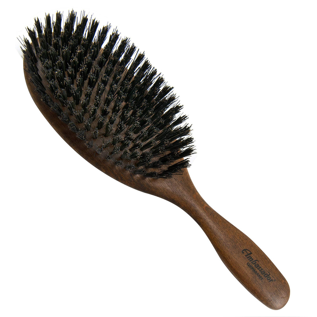 Ambassador Hairbrush, Darkwood Oval, 1 Hairbrush