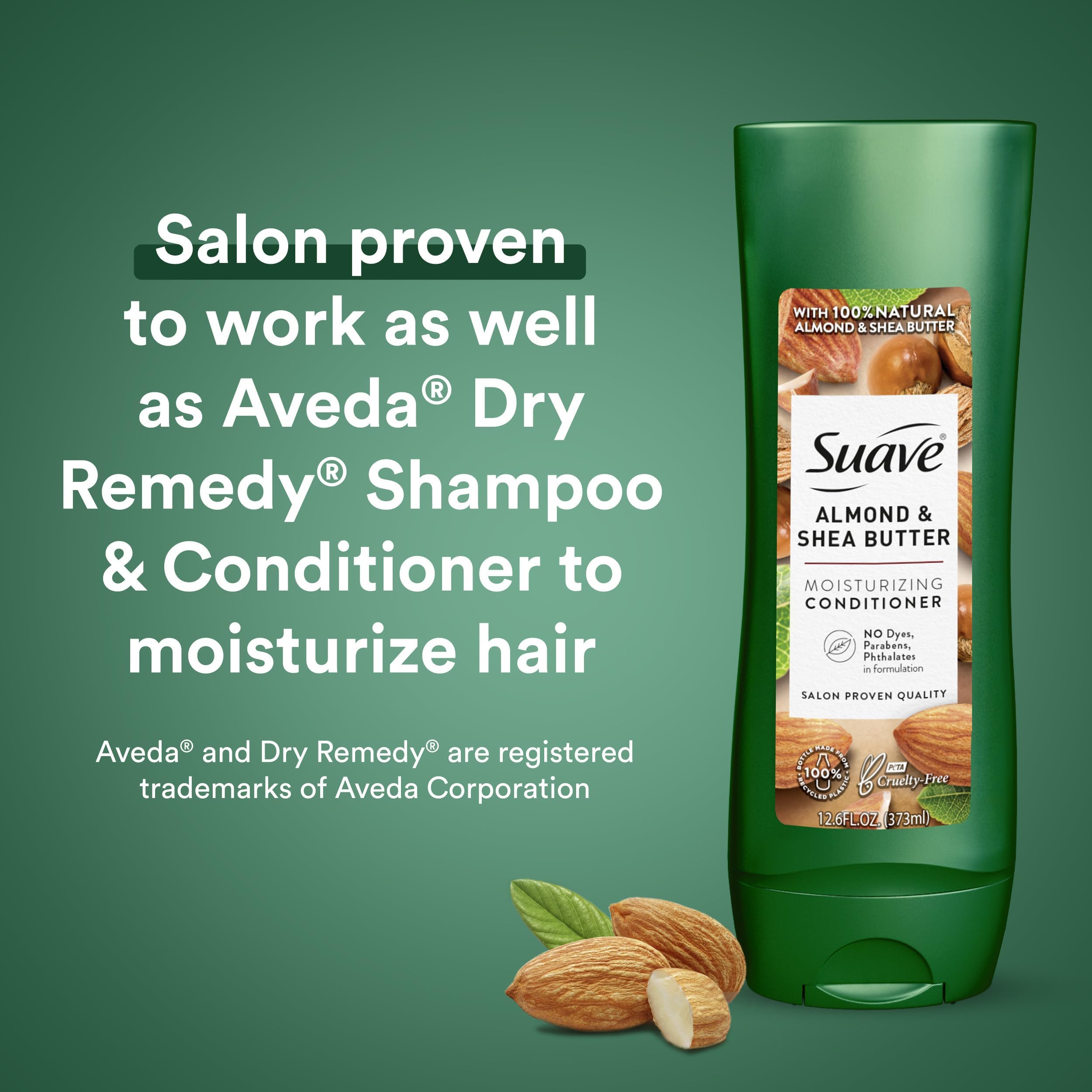 Suave Professionals Shampoo and Conditioner Set 12.6 Oz Ea. (Almond and Shea Butter)