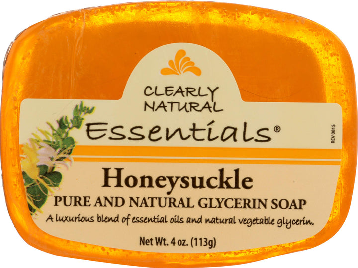 Clearly Natural Glycerine Soap, Honeysuckle, Honeysuckle - 4 Oz