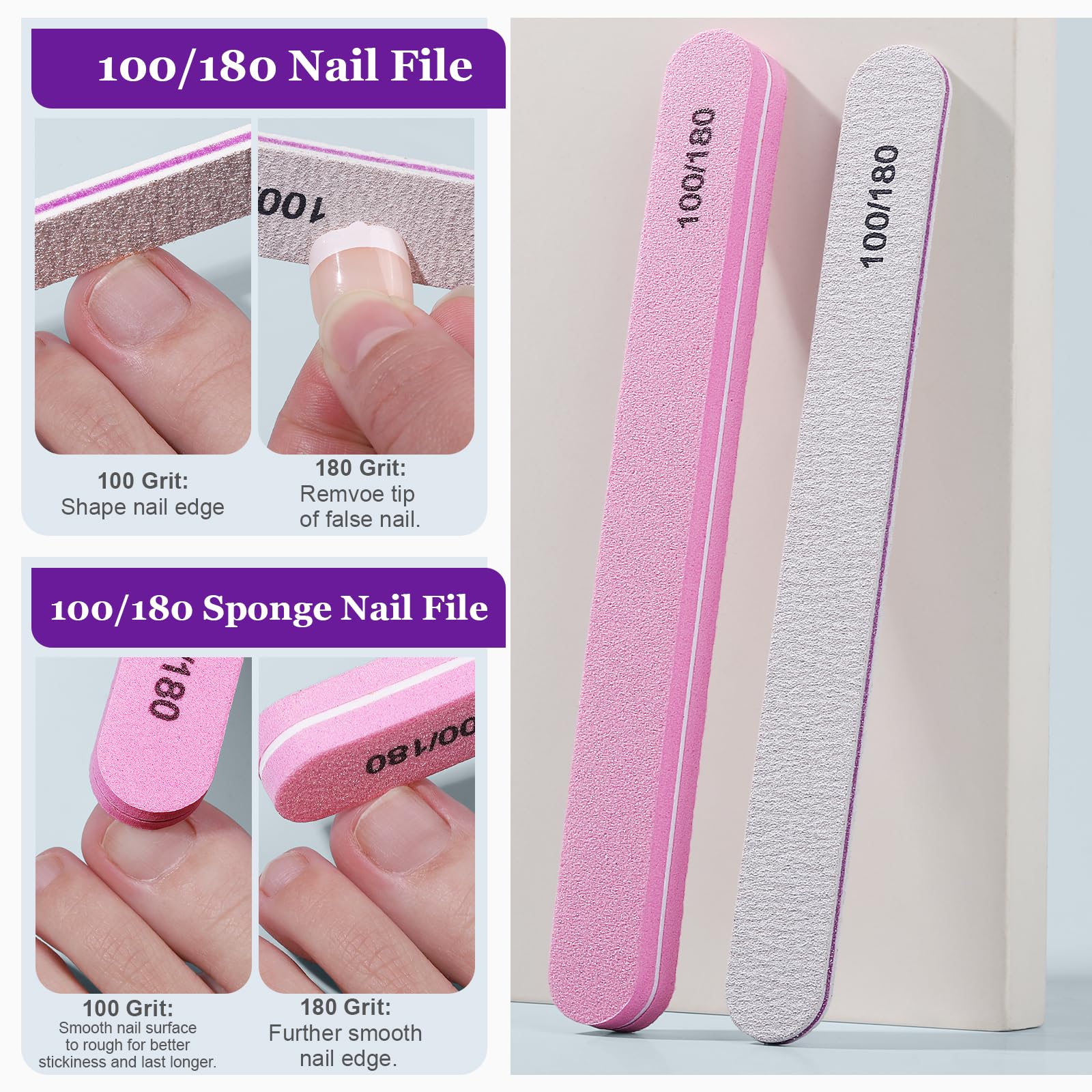 Teenitor Press on Toenails for Women, 240pcs 15 Sizes of French Tip Toe Nail Press ons with Nail Glue, Toe Press on Nails Fake Toe Nails