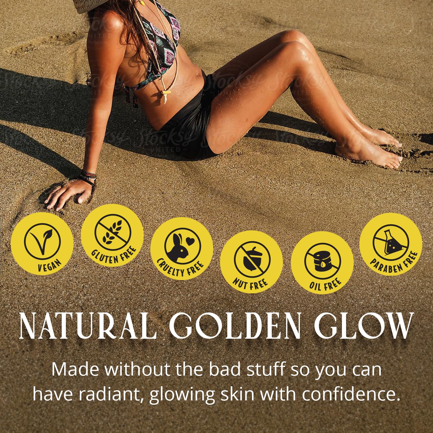 Skinerals Self Tanner Sunless Bronzer Californium Natural and Organic Ingredients for Safe Alternative to Sun Tanning (8 Ounce)