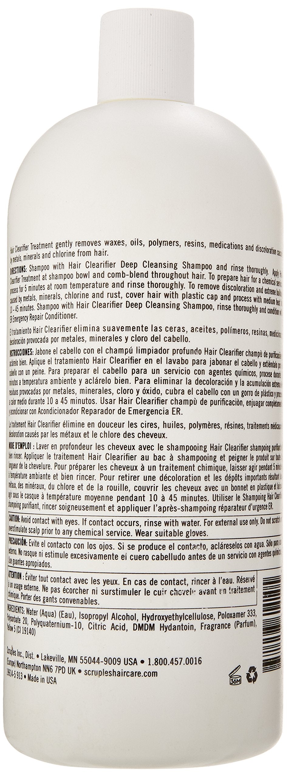 Scruples Hair Clearifier Treatment, 33.8 Fluid Ounce