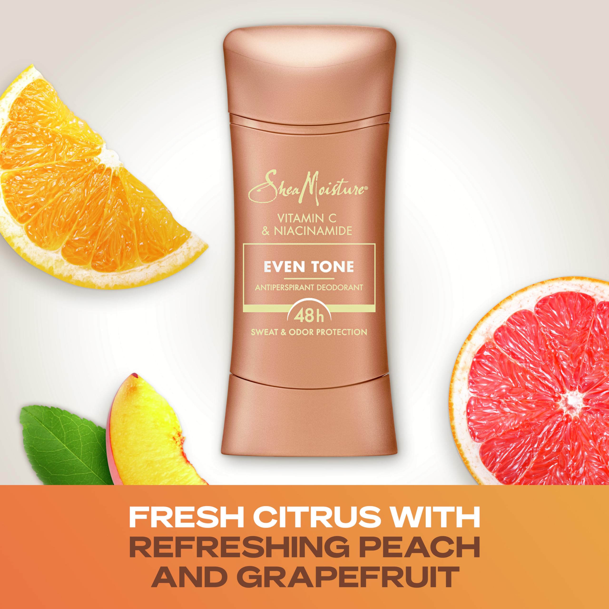 SheaMoisture Antiperspirant Deodorant Stick for 48HR Sweat & Odor Protection Even Tone with No Parabens & No Mineral Oil 2.6 oz