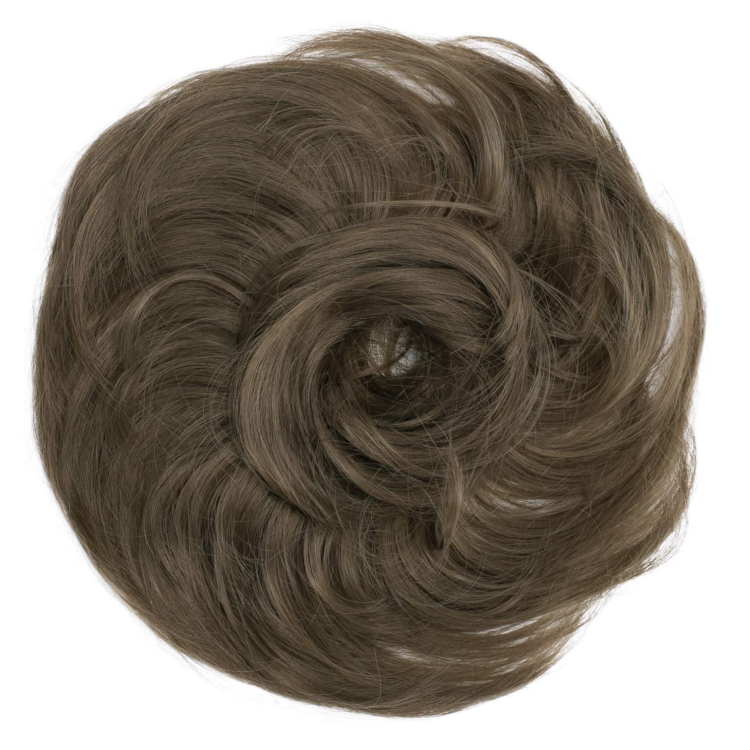 light brown12 : PRETTYSHOP Scrunchie Bun Up Do Hair piece Hair Ribbon Ponytail Extensions Wavy Curly or Messy Various Colors(light brown12)