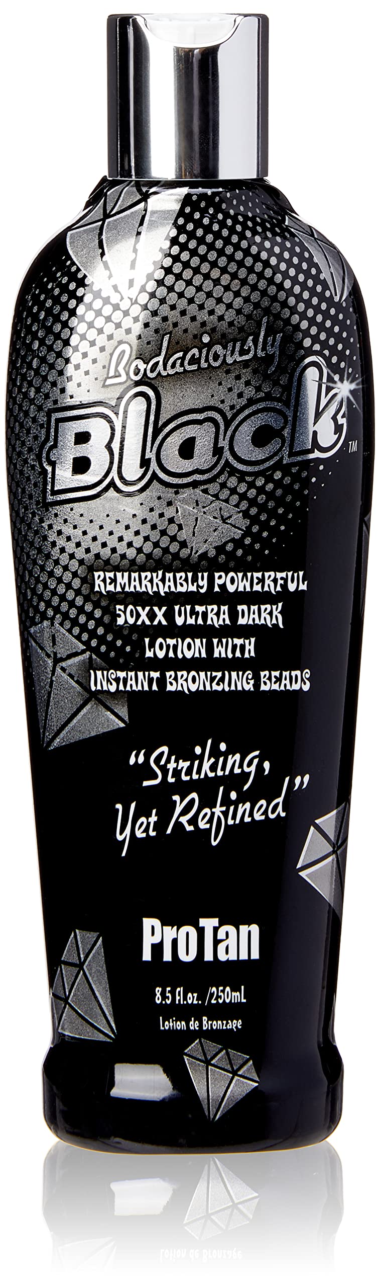Pro Tan BODACIOUSLY BLACK 50XX with Bronzing Beads - 8.5 oz.
