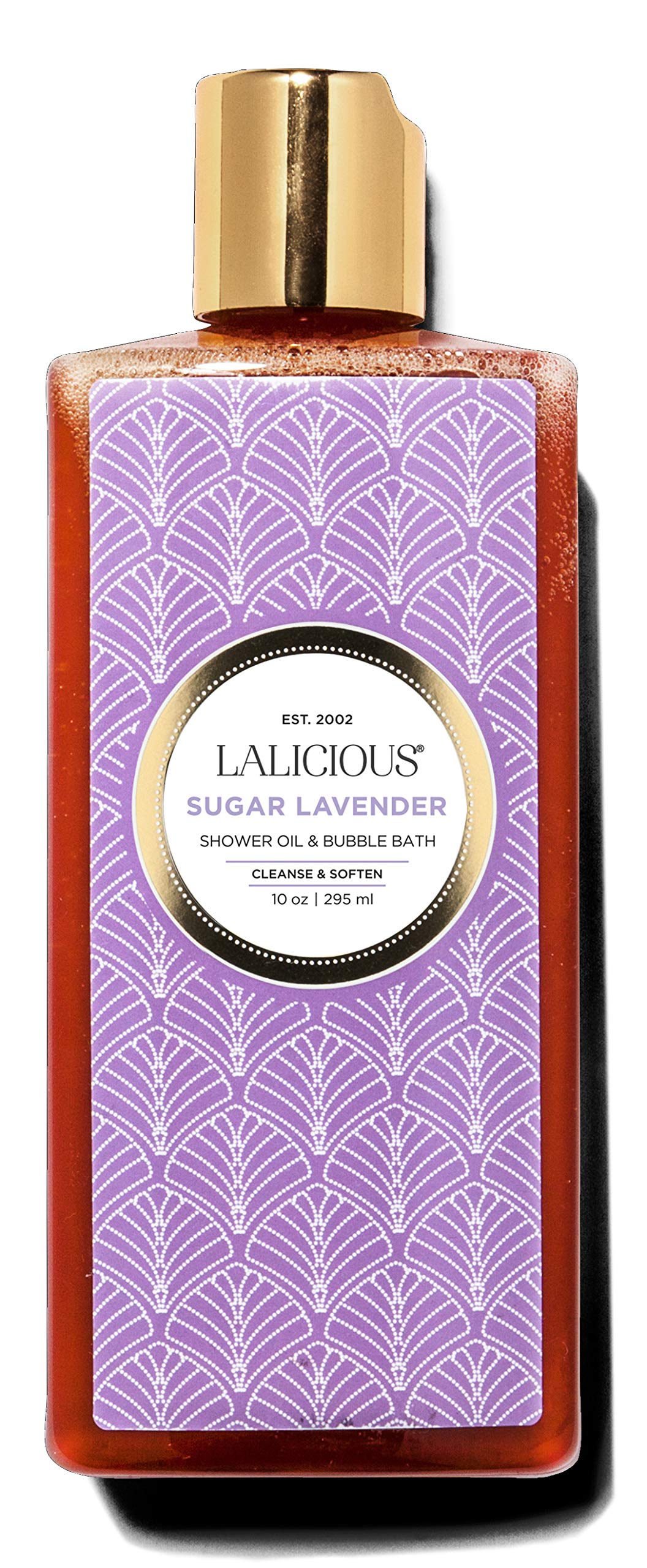 LALICIOUS - Sugar Lavender Shower Oil & Bubble Bath - 10 Ounces