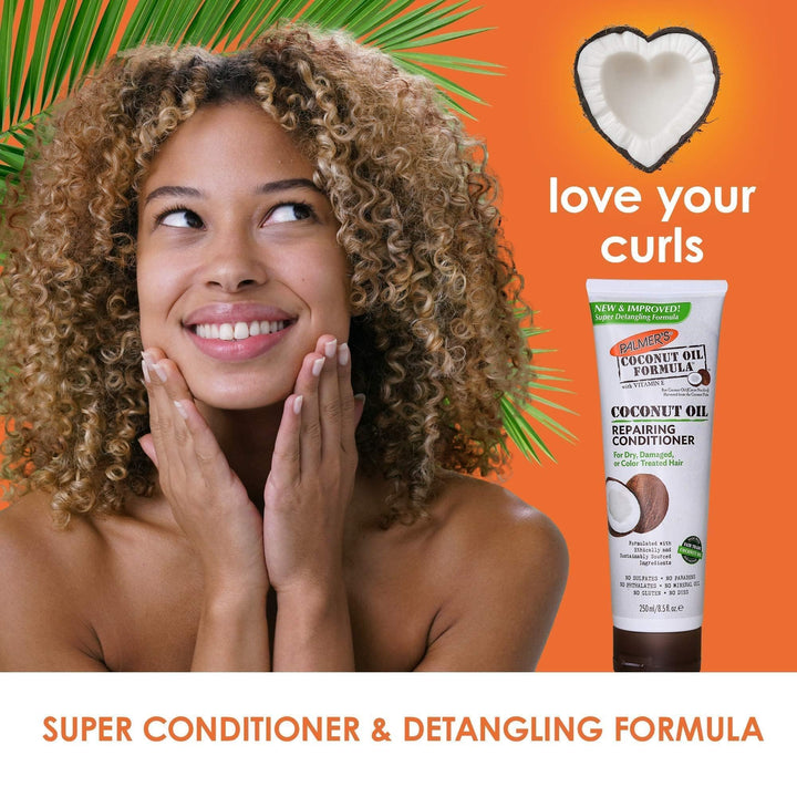 Palmers Coconut Oil Formula with Vitamin E Repairing Conditioner, 8.5 Ounce (Pack of 2)