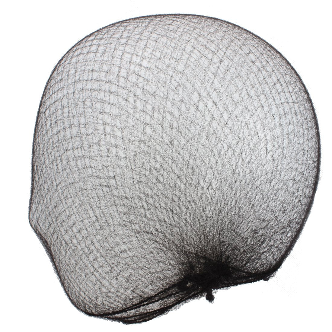 Generic Pack of 20pcs Hair Nets Invisible Elastic Edge Mesh 50cm Black