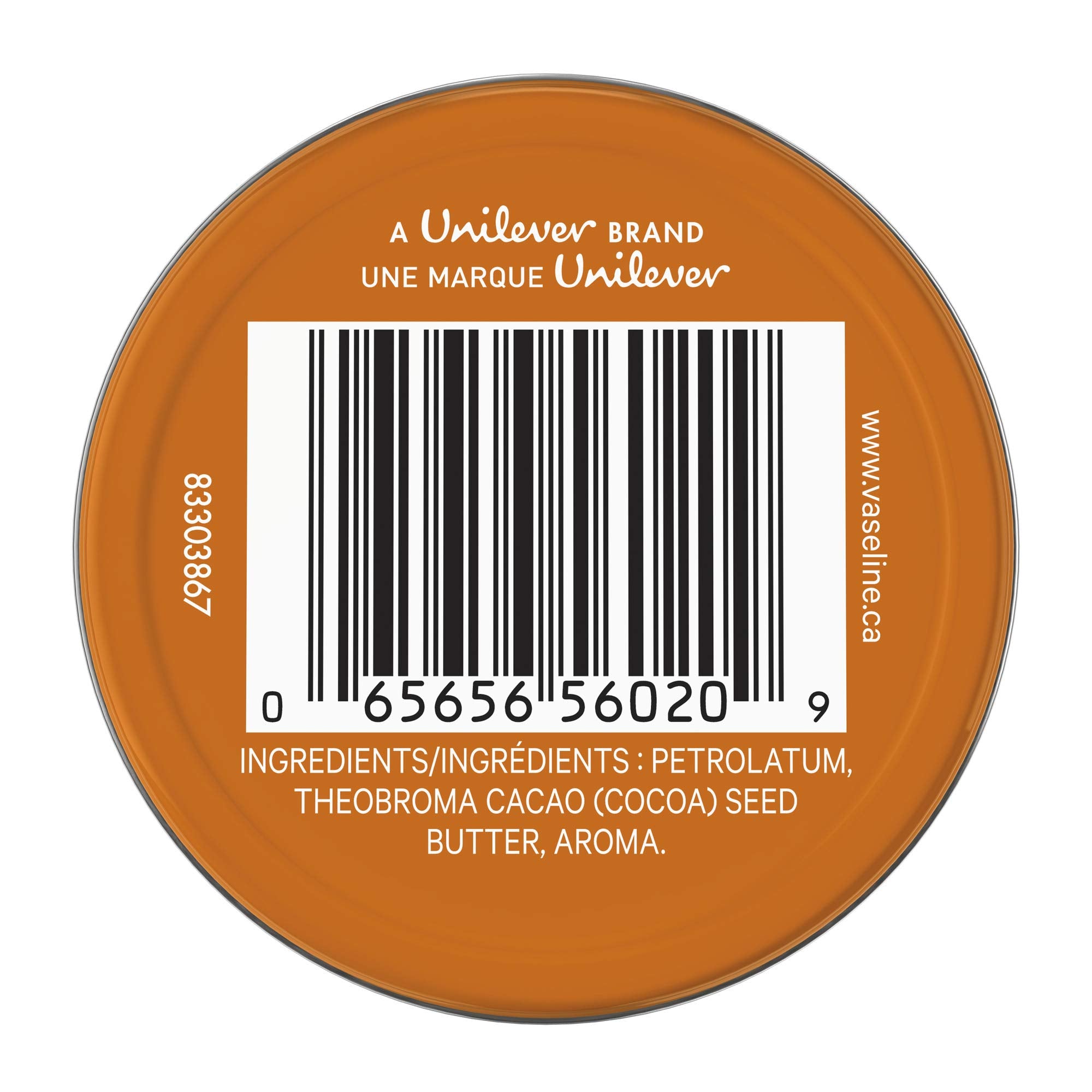 Vaseline Lip Therapy Lip Balm Tin, Cocoa Butter, 0.6 oz