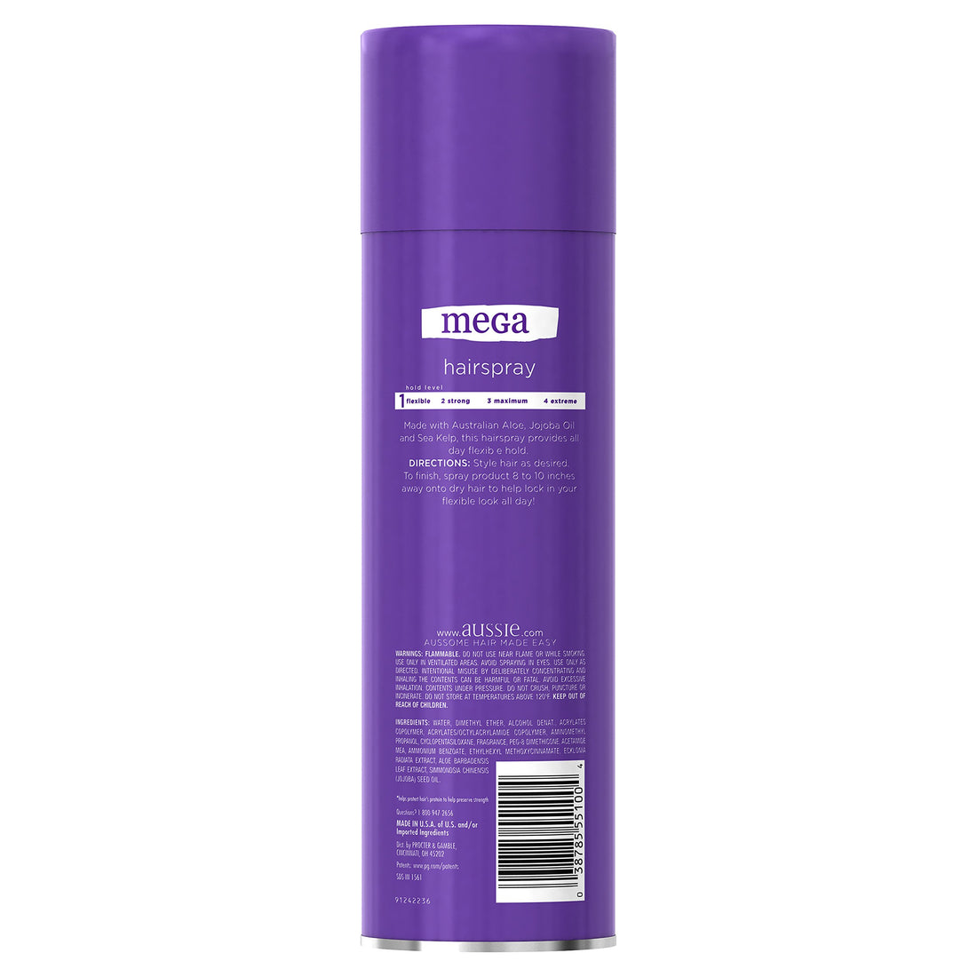 Aussie Mega Hair Spray, 14 oz