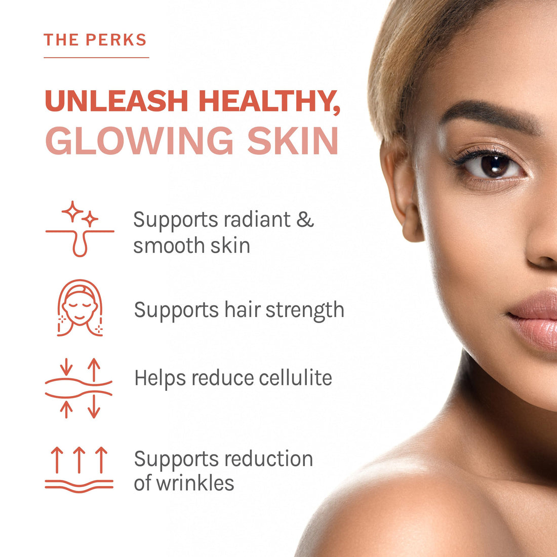 Reserveage Nutrition Collagen Replenish Powder with Hyaluronic Acid & Vitamin C - No-Taste Collagen for Radiant Skin Care, Hair Growth & Cellulite Reduction - Mixes Easily - 8.25 oz