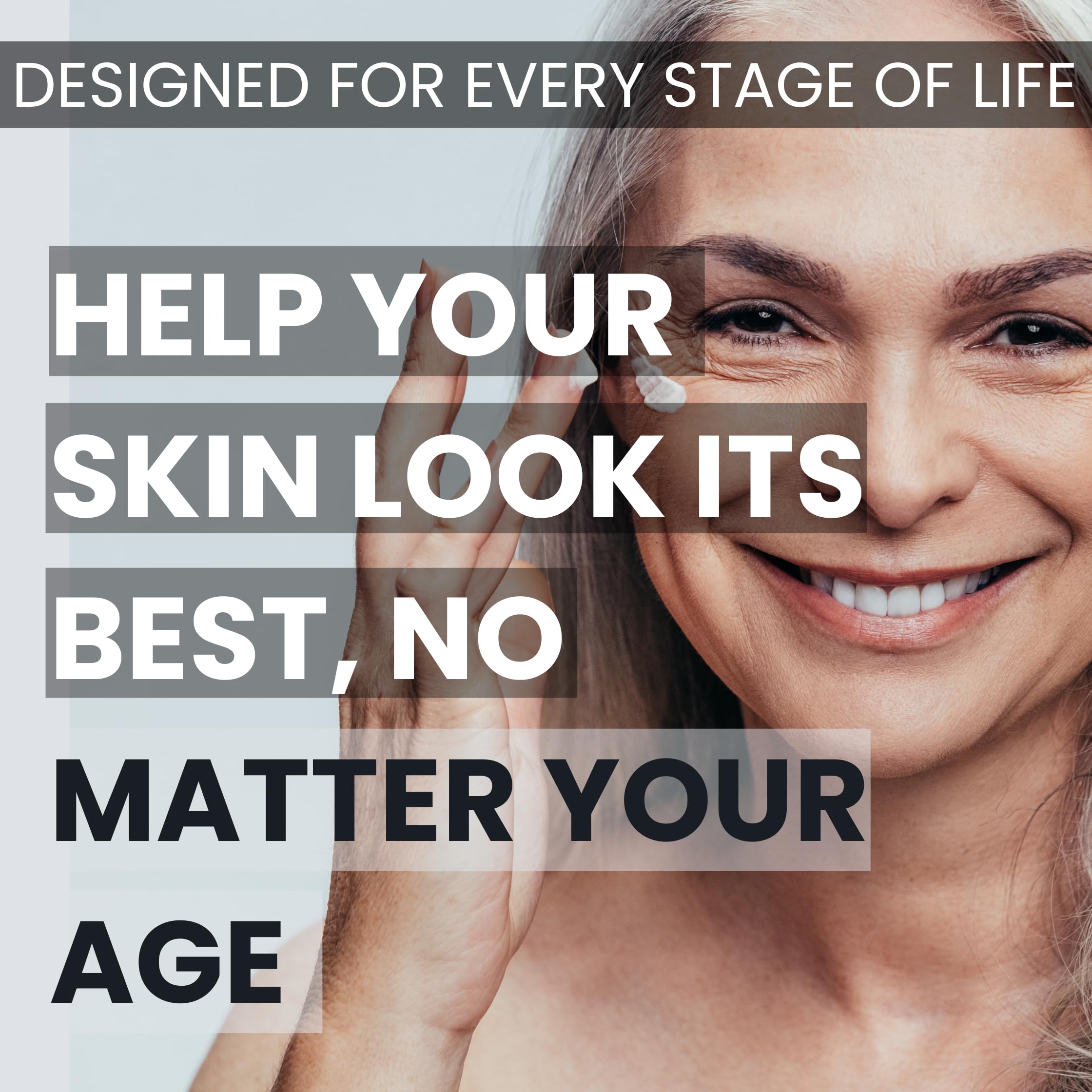 92 Degrees Super 5 Anti-Aging Face Cream, 1.7 Fl Oz, with Vitamin C, Hyaluronic Acid, Collagen, Niacinamide, Fragrance Free