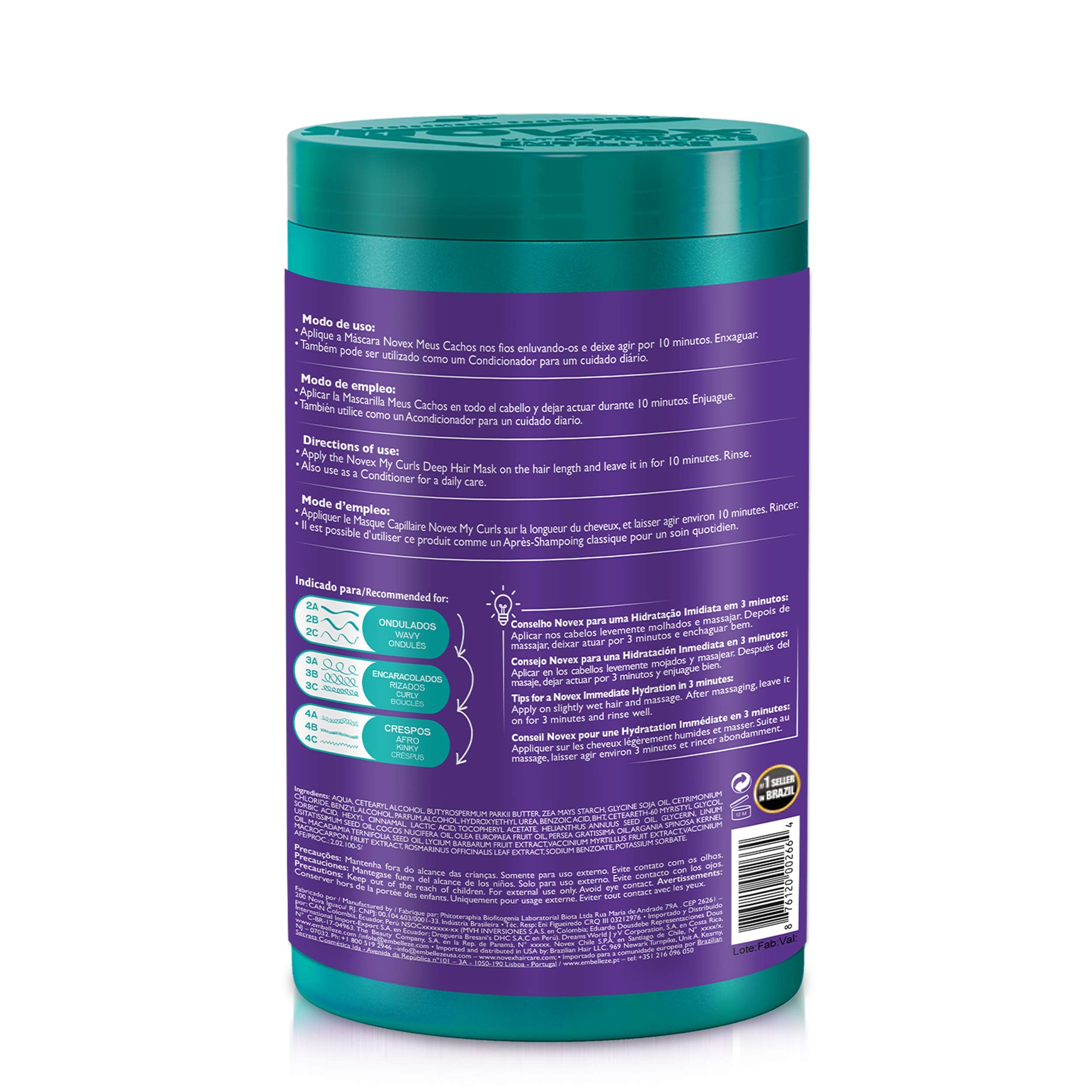 Novex My Curls Deep Conditioning Treatment - 1kg