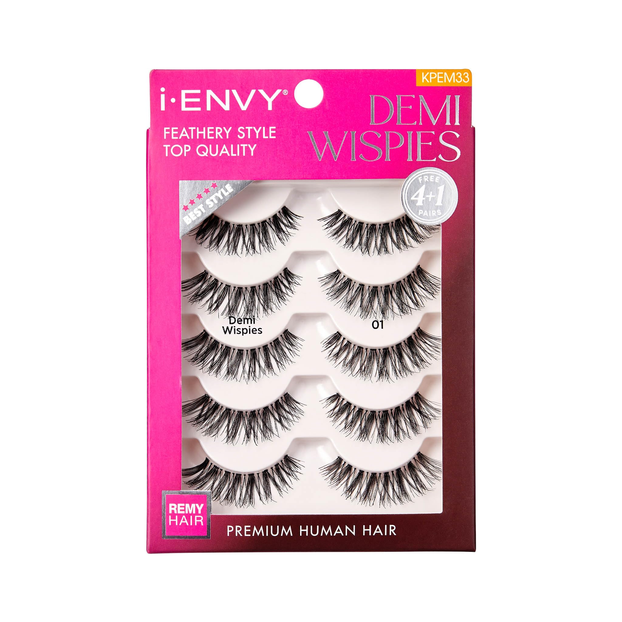 Kiss I Envy Beyond Naturale 01 Lashes Demi Wispies Value Pack