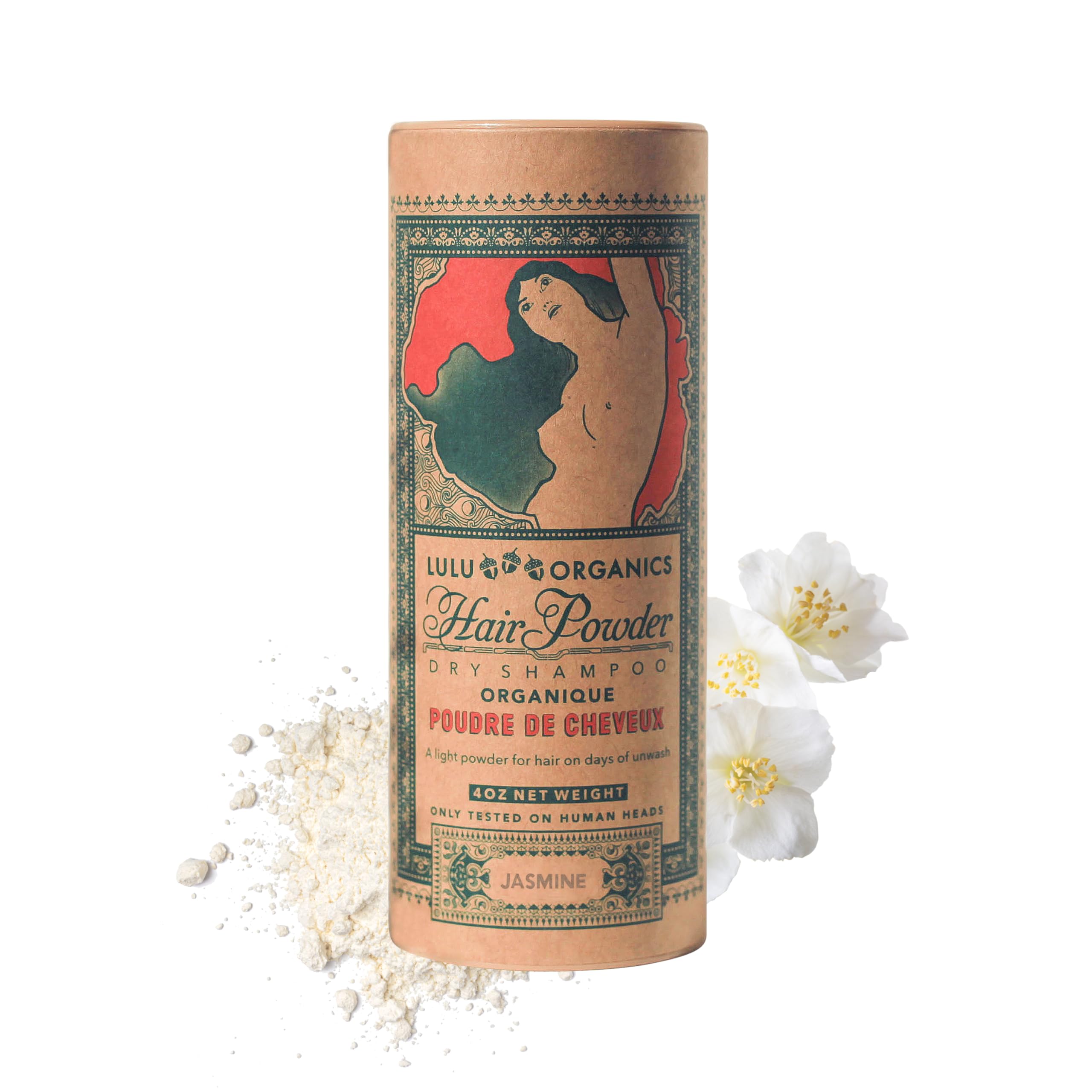 Jasmine Hair Powder 4.5 Oz By Lulu Organics