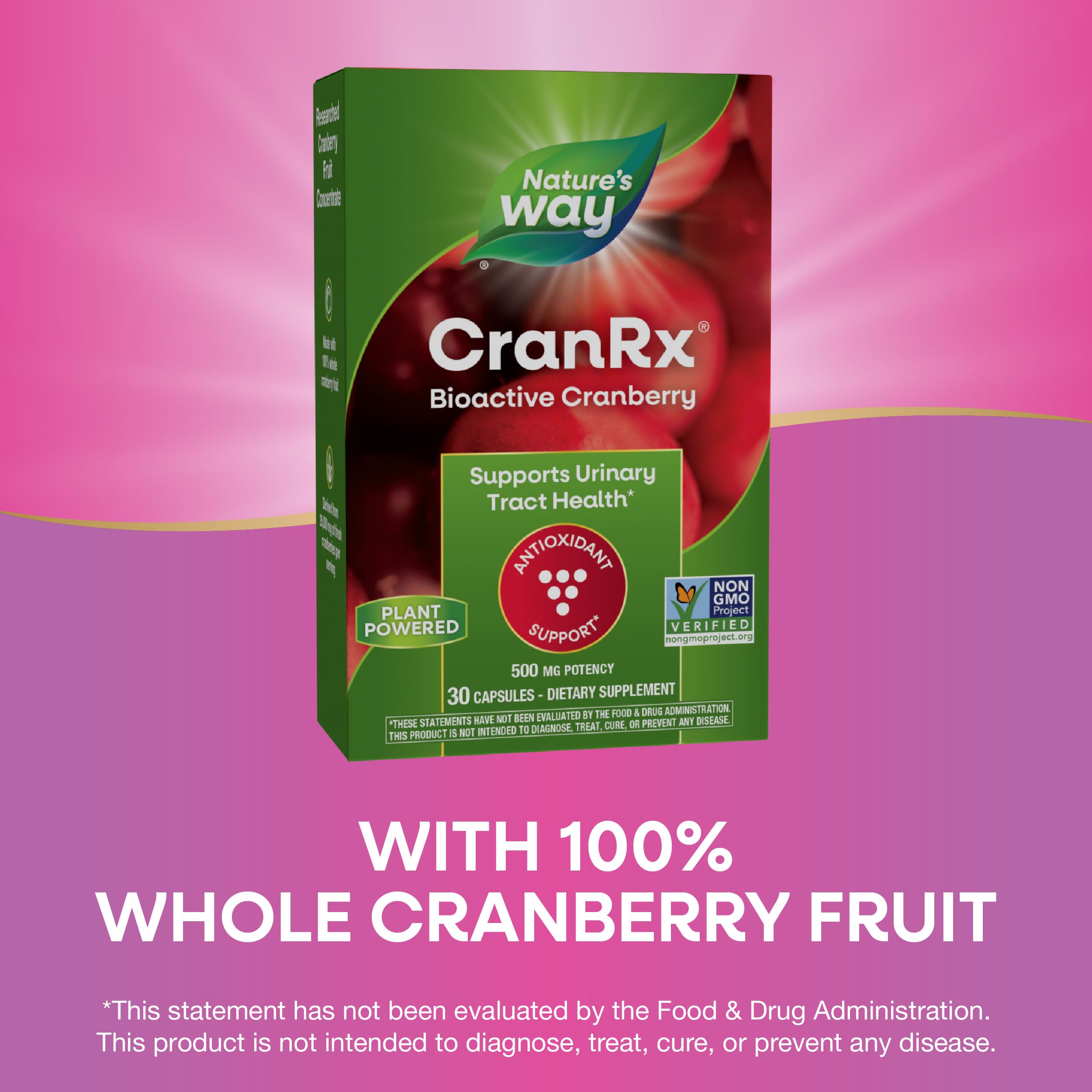 Nature's Way CranRX, Cranberry 30 Vcaps