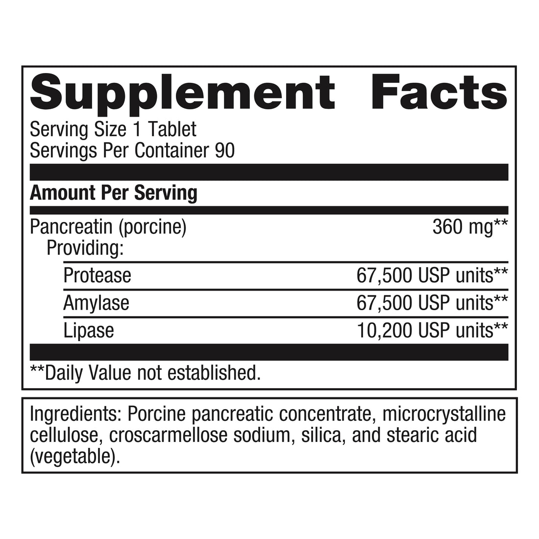 Metagenics SpectraZyme Pancreatic Enzymes - Digestion Supplement* - Pancreatic & Digestive Enzymes - Non-GMO & Gluten-Free - 90 Tablets