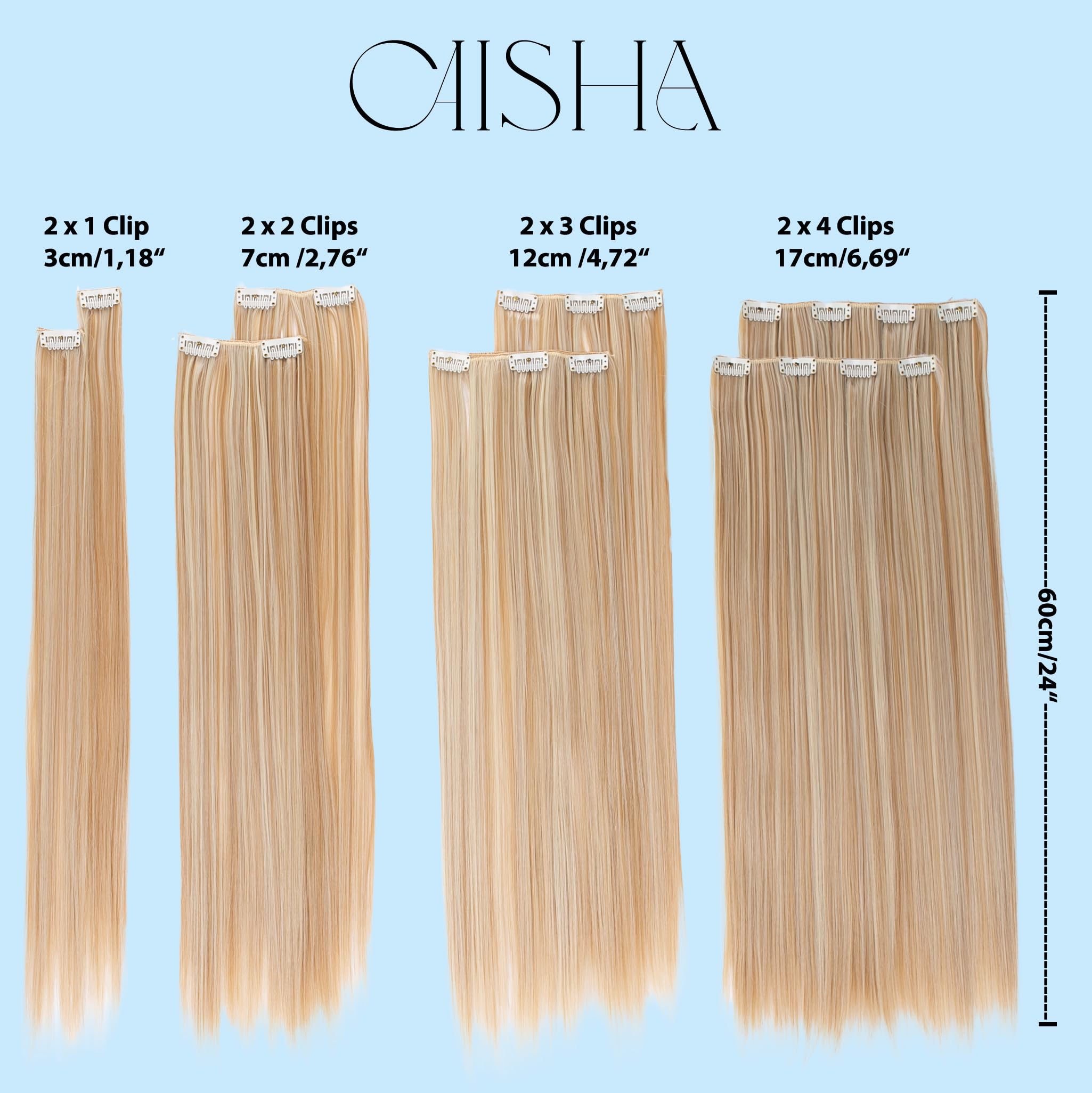 wein red #118CES10 : PRETTYSHOP XXL Set 8 pcs 24 Clip In Hair Extensions Full Head Hairpiece Wavy Curled Or Straight Heat-Resisting Div. Colors (bordeaux red straight #118 CES10)