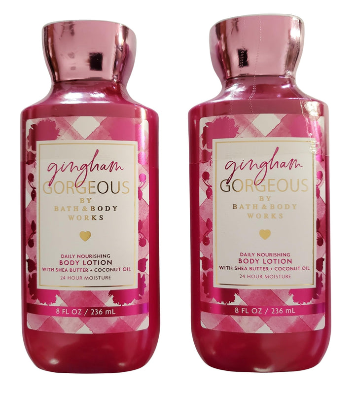 Bath & Body Works Gingham Gorgeous Body Lotion 8 Ounces Each Pack of 2
