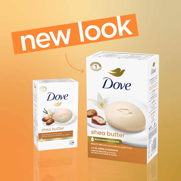 Dove Beauty bar soap pack of 6 (Shea Butter & Vanilla)