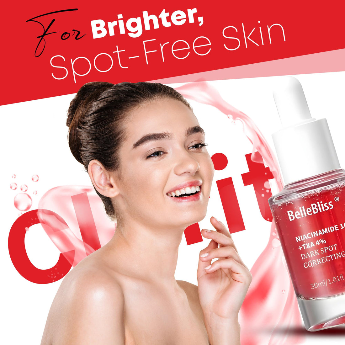 Niacinamide 10% | Tranexamic 4% | Acid Serum |, Hyaluronic Acid | Ceramide,Vitamin B12 is a natural color that is suitable for sensitive skin. Korean glass skin that is fragrance free(30ml 1fl.oz.)