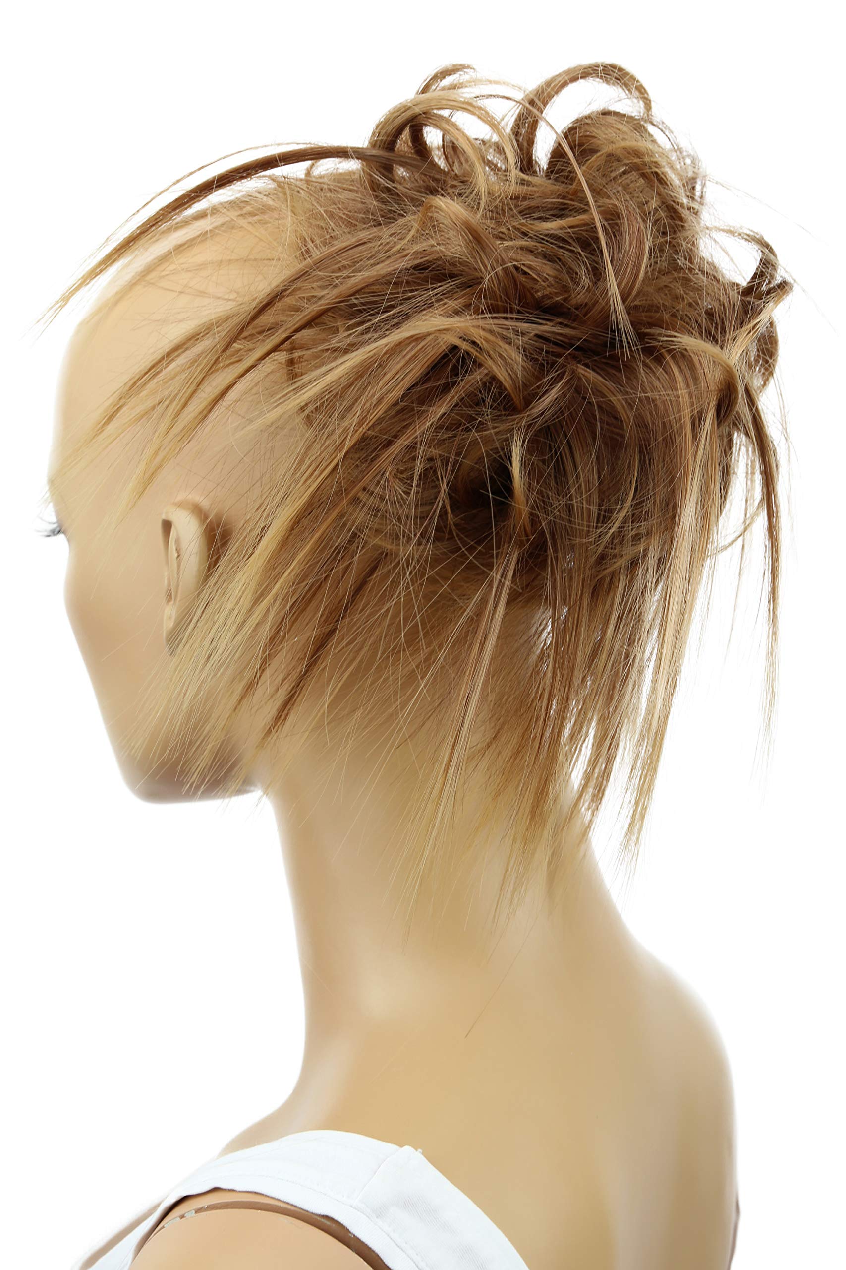 Brown Mix # 33At26 G6F: Prettyshop Hairpiece Hair Rubber Scrunchie Scrunchy Updos Voluminous Wavy Messy Bun Brown Mix # 33At26 G6F