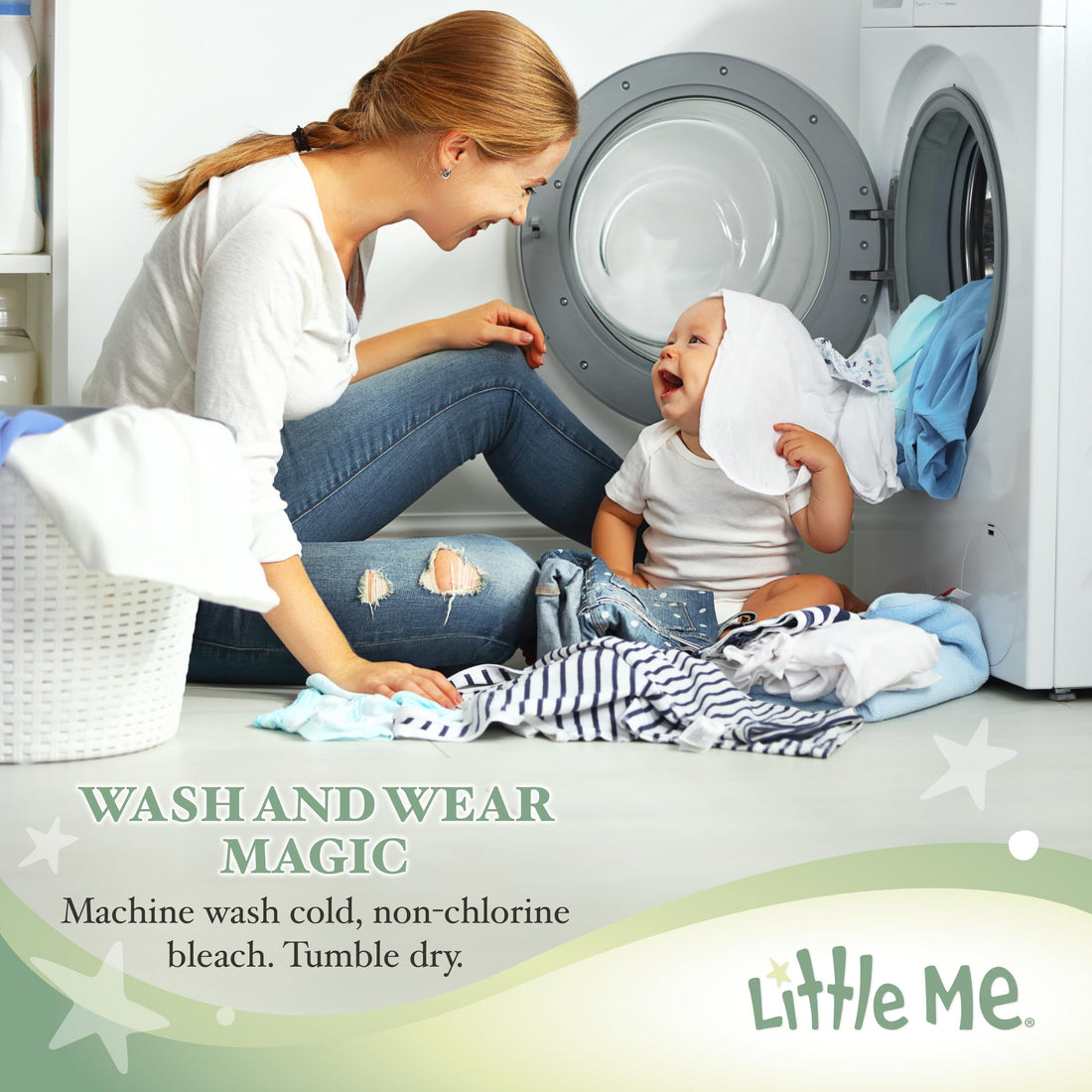 Little Me baby girls nursery swaddling blankets, Vintage Rose, One Size US