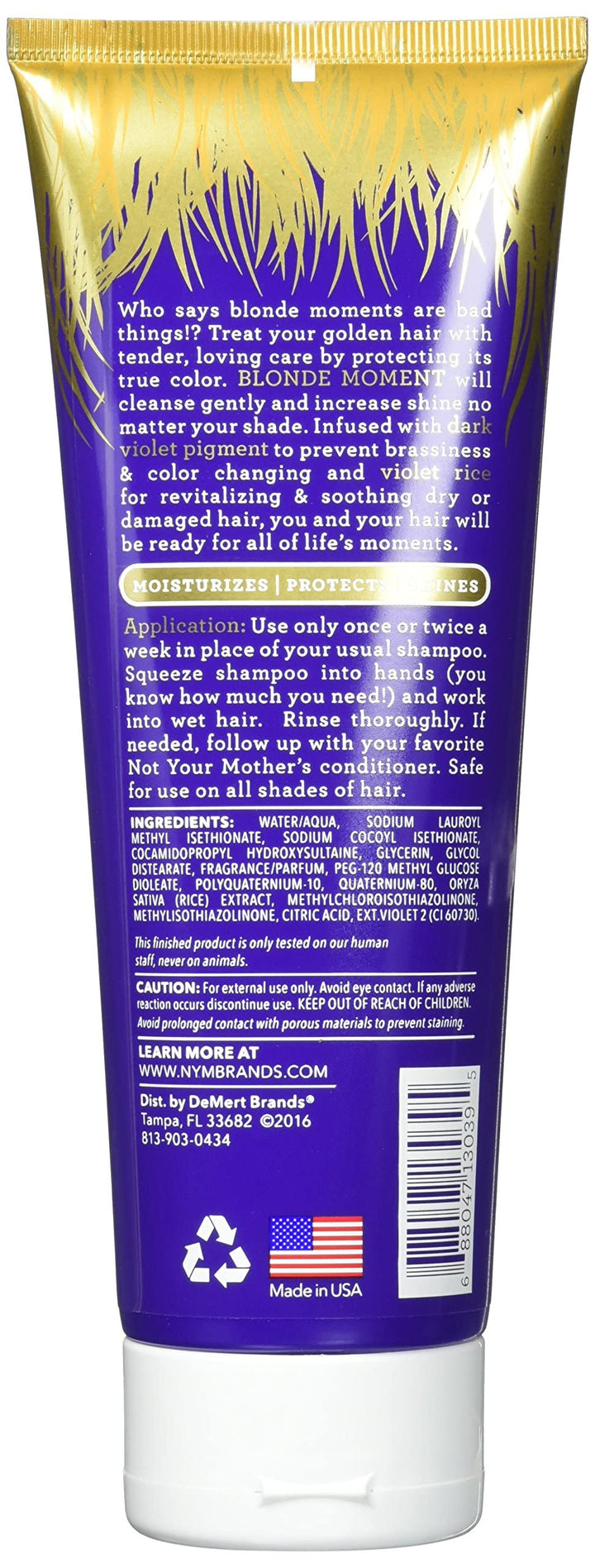 Not Your Mother's Blonde Moment Treatment Shampoo, 8 Ounce