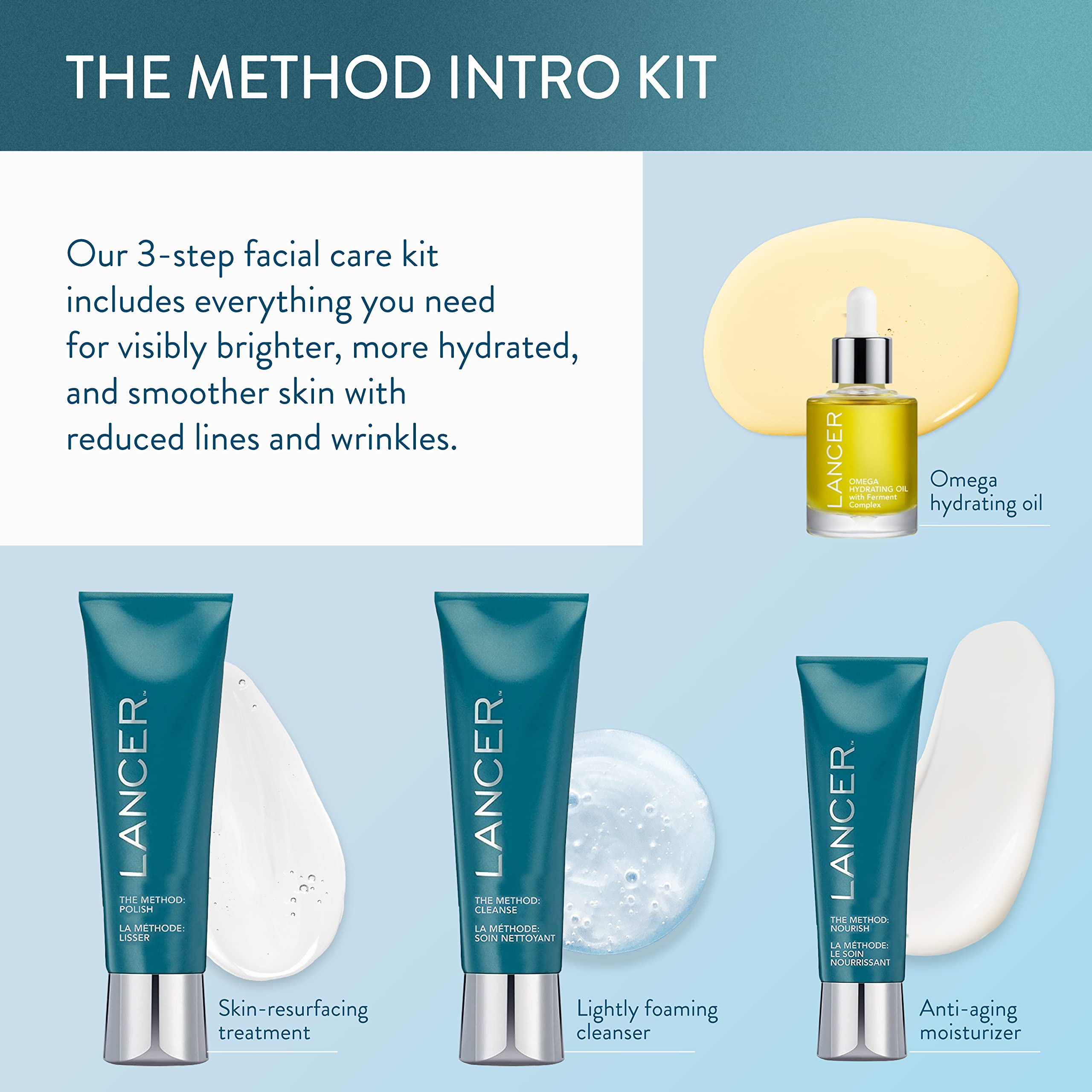 Lancer Skincare Lancer The Method Intro Kit for Sensitive Dehydrated Skin