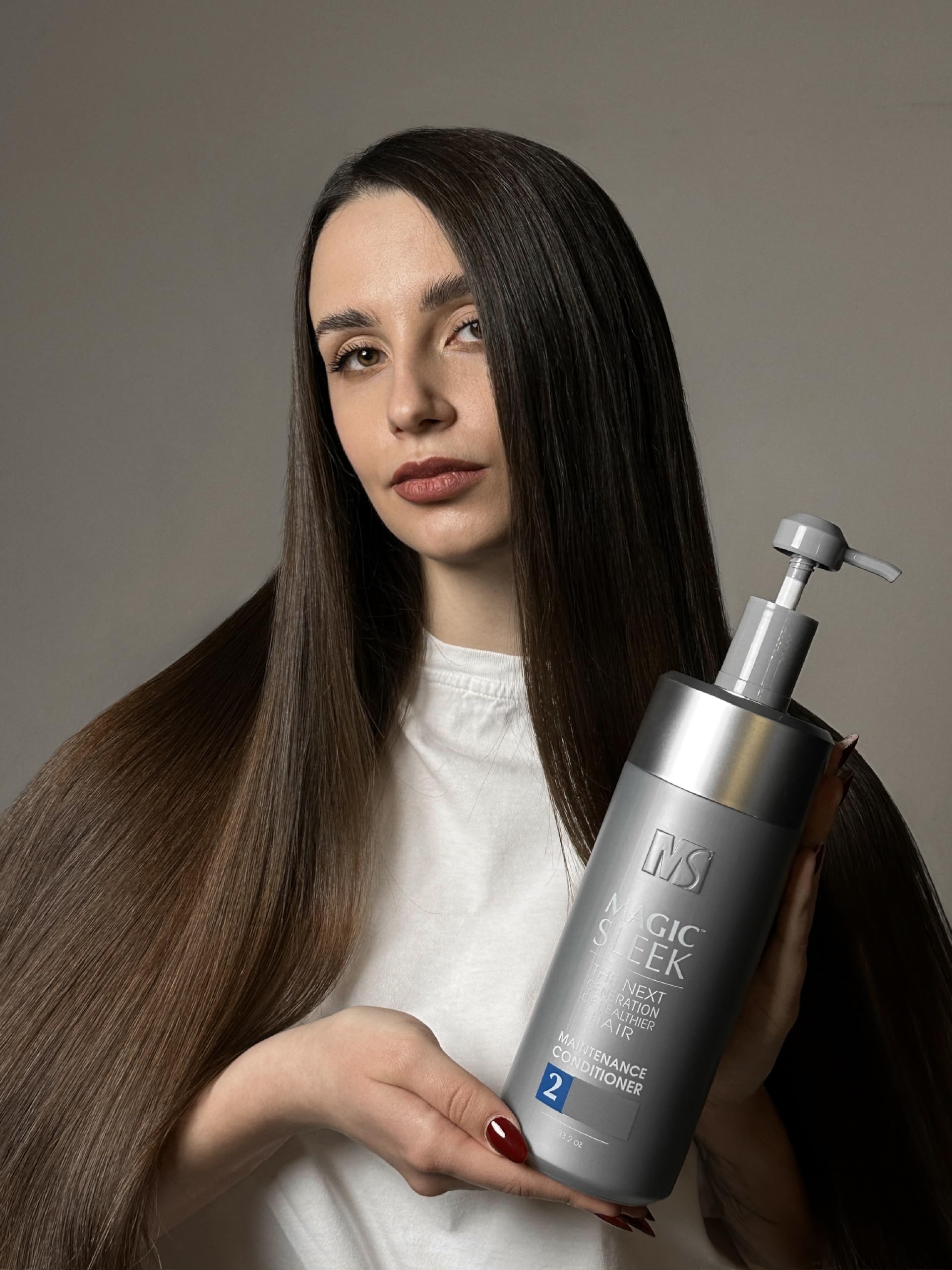 MagicSleek Hydrating Conditioner | For Dry, Damaged, Color-Treated Hair Controls frizz, Softens & Strengthens Hair | 33.2 oz