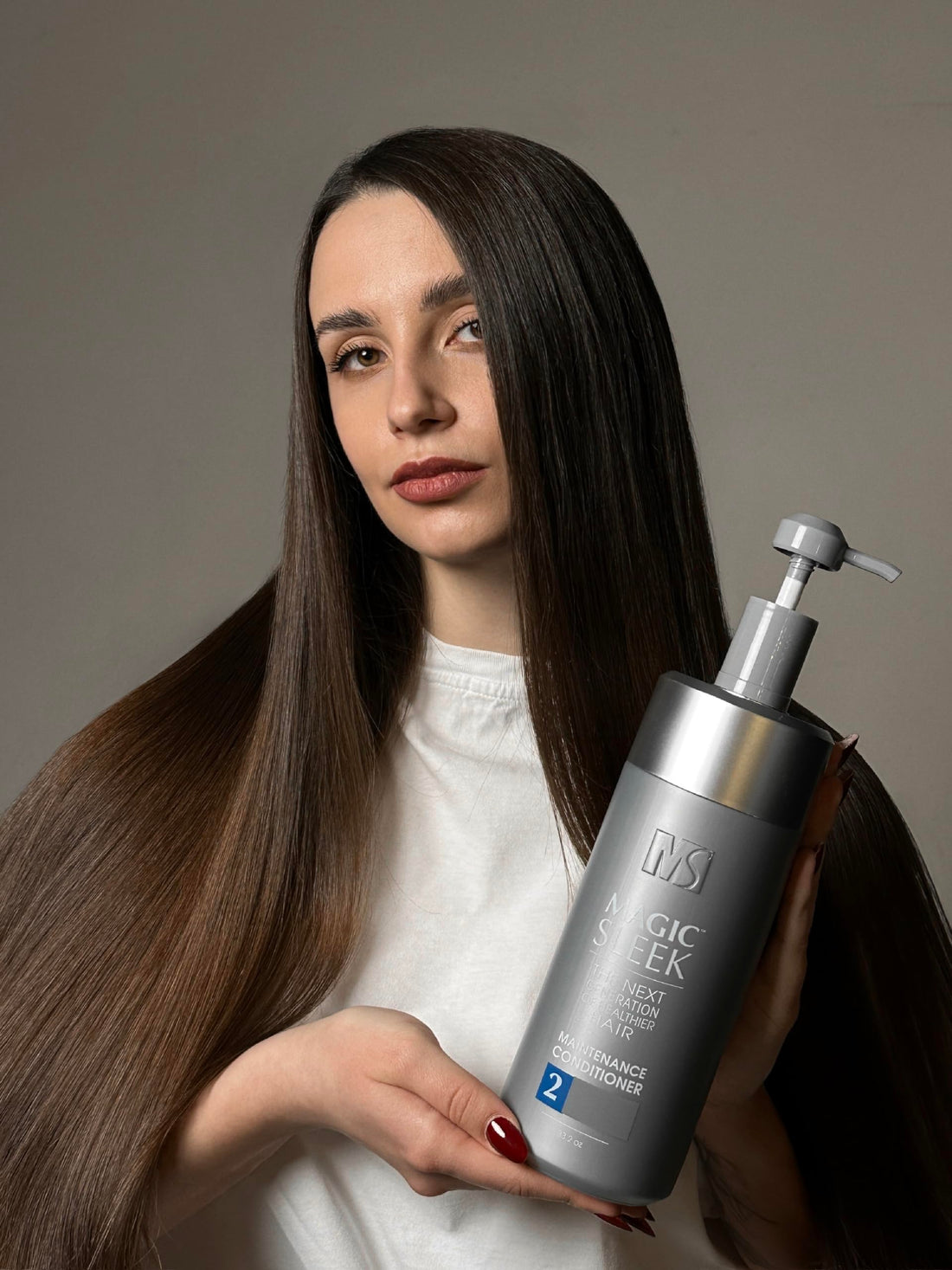 MagicSleek Hydrating Conditioner | For Dry, Damaged, Color-Treated Hair Controls frizz, Softens & Strengthens Hair | 33.2 oz