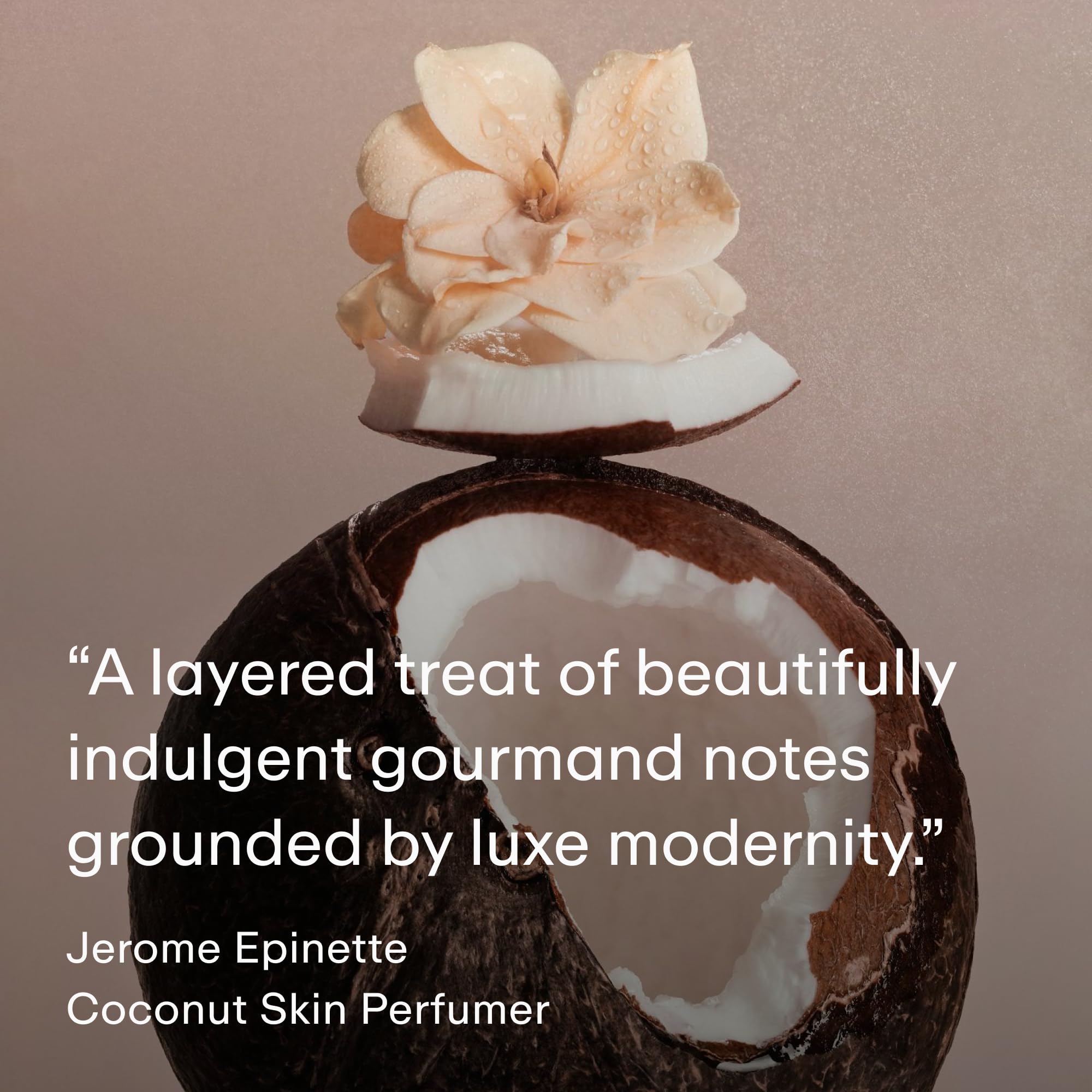 PHLUR Coconut Skin Body Mist - Hair & Body Fragrance Mist - Coconut Body Spray with Caramel, White Florals, Sandalwood & Amber (8 Fl Oz)