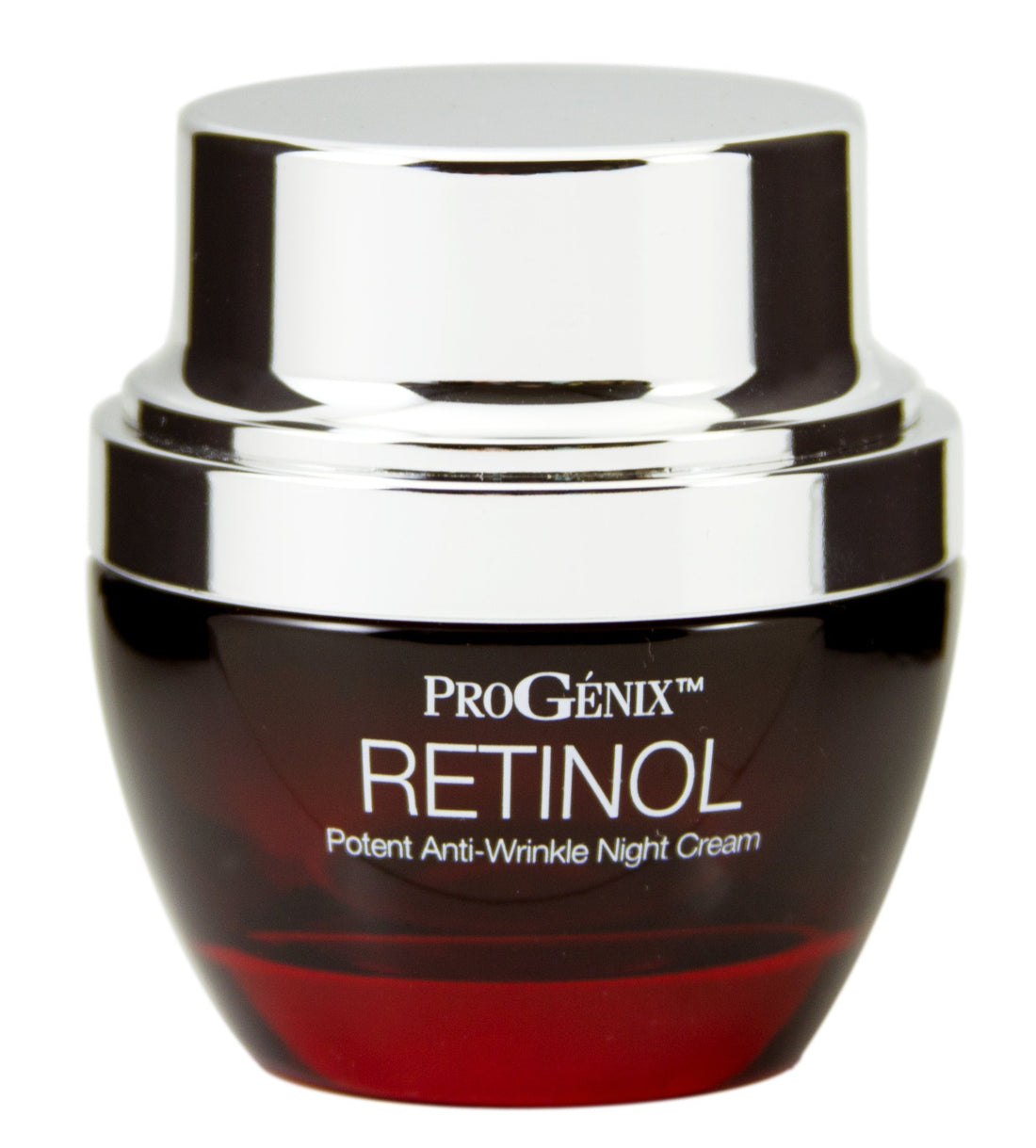 Progenix Profesional Skin Care Retinol Anti-Wrinkle Night cream for fine lines, deep wrinkles, sun damaged skin. 1oz