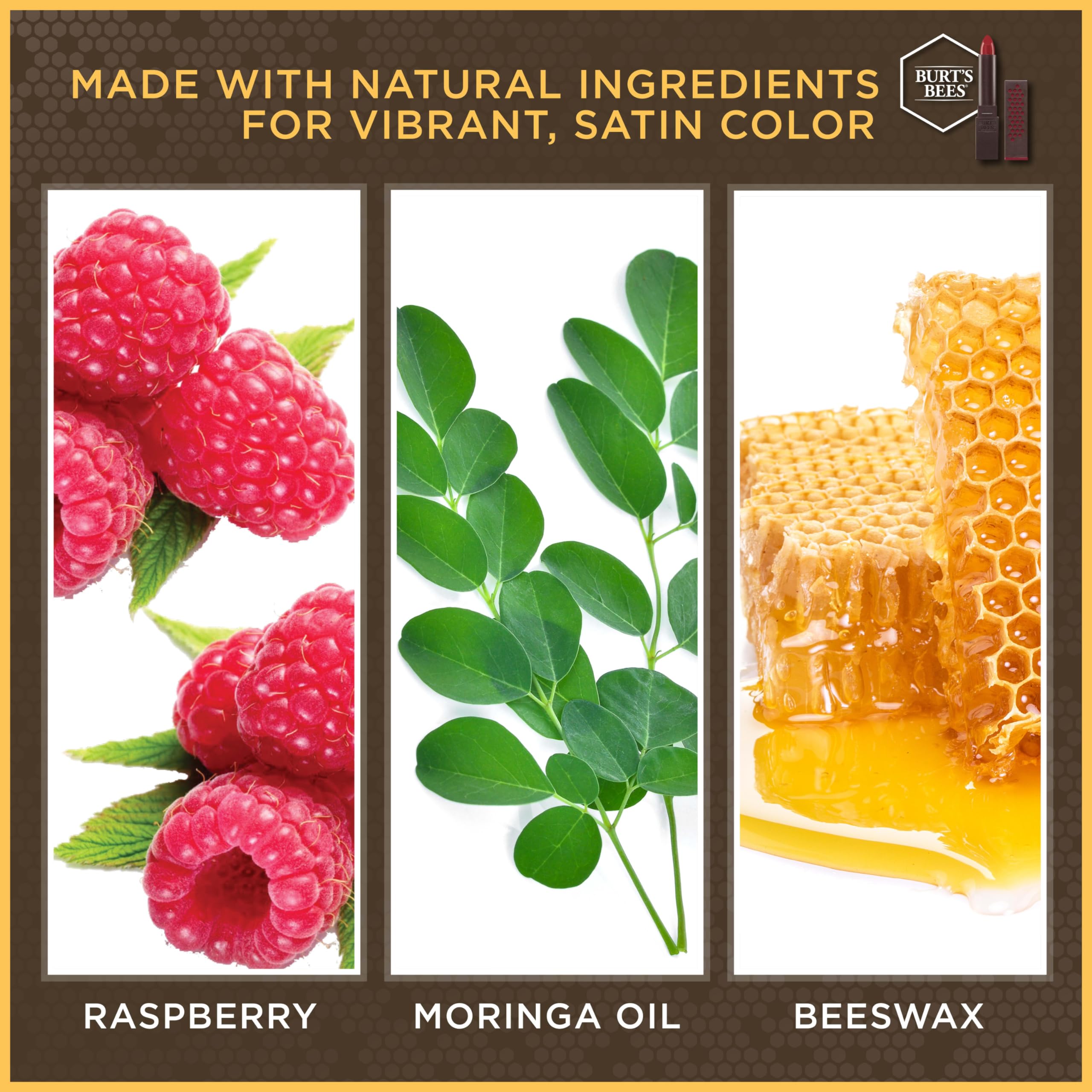 Burt's Bees 100% Natural Moisturizing Lipstick Ruby Ripple 1 Tube