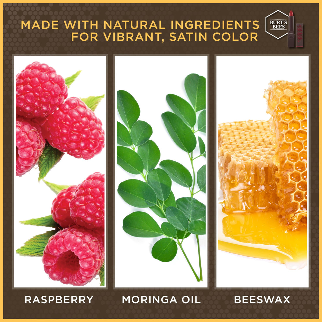 Burt's Bees 100% Natural Moisturizing Lipstick Ruby Ripple 1 Tube