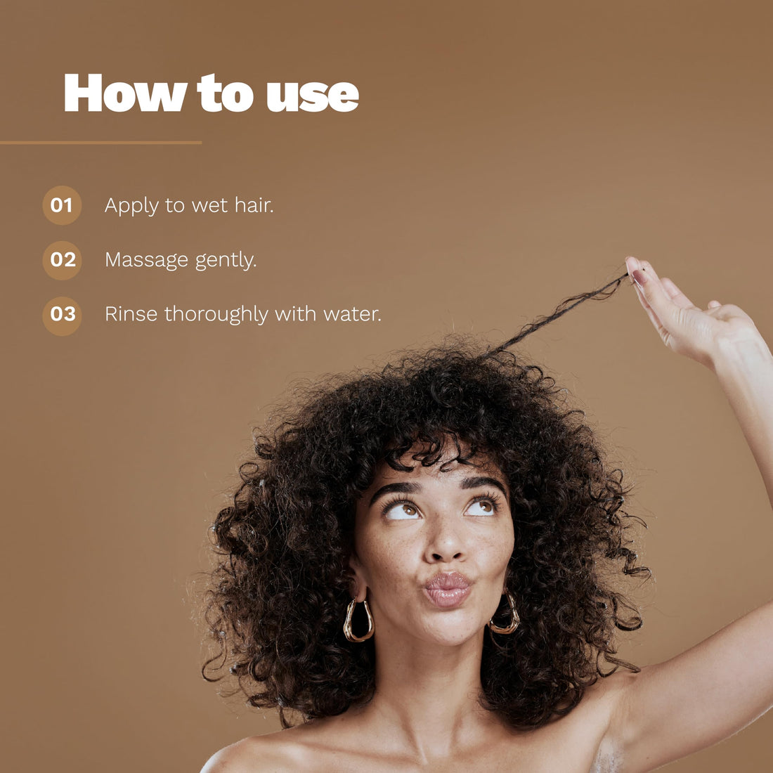 Ginger Milk Hydrating Shampoo for Curly, Wavy, and Coily Hair - Nourishing Formula for Defined Curls, Frizz Control, and Shine - Sulfate-Free | Be Yourself 16 fl oz