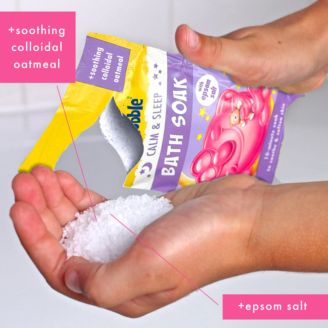 Mr. Bubble Calm & Sleep Bath Soak with Epsom Salt, 2 oz., Pack of 12