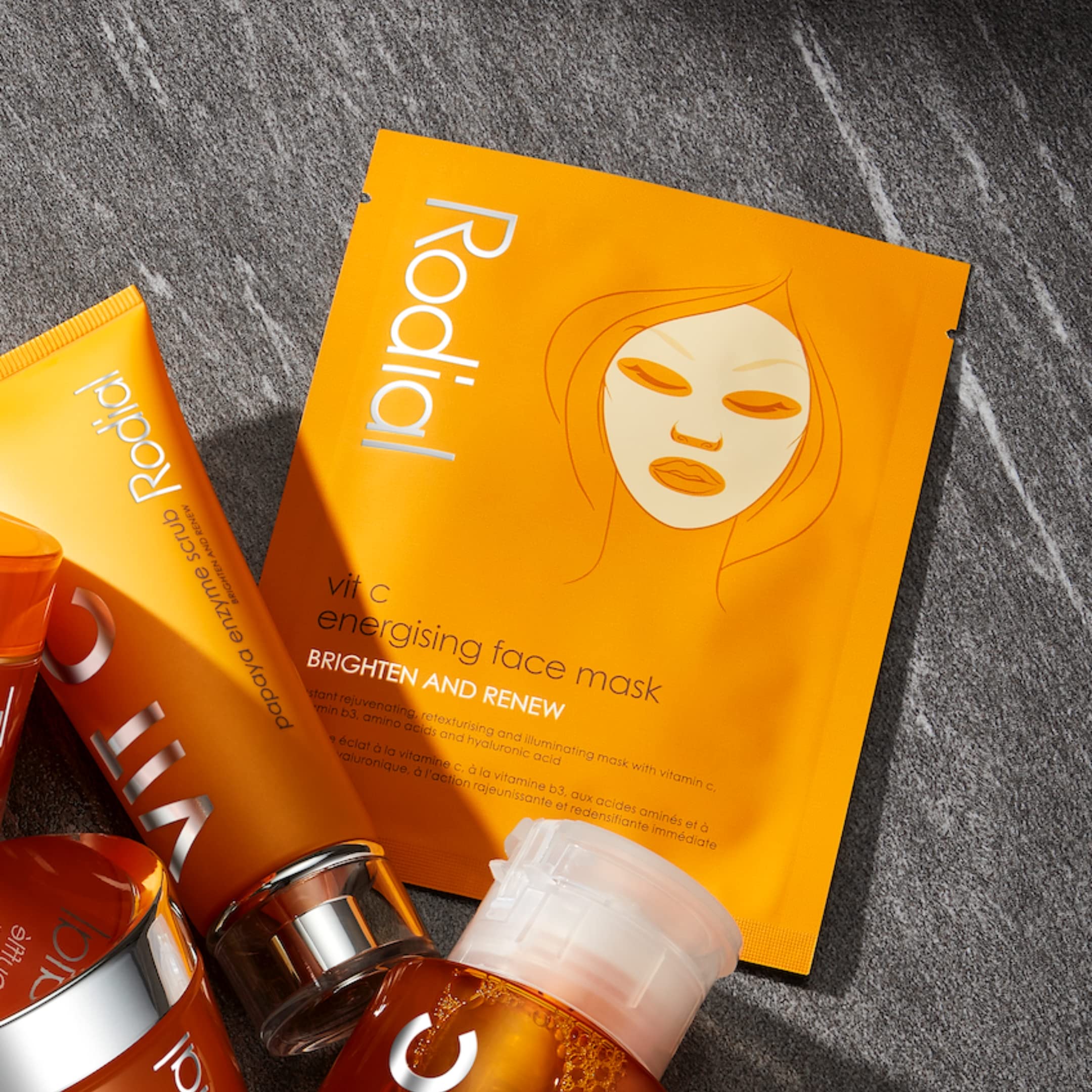 Rodial Vit C Energising Sheet Masks, 4 ct.