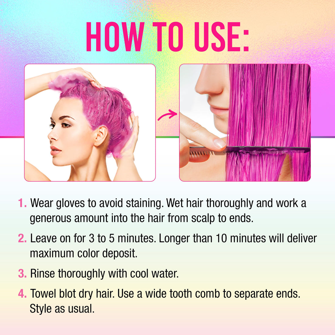 Punky Colour 3-in-1 Color Depositing Hair Cleanser & Conditioner, 8.5 fl oz. (Pinktabulous)