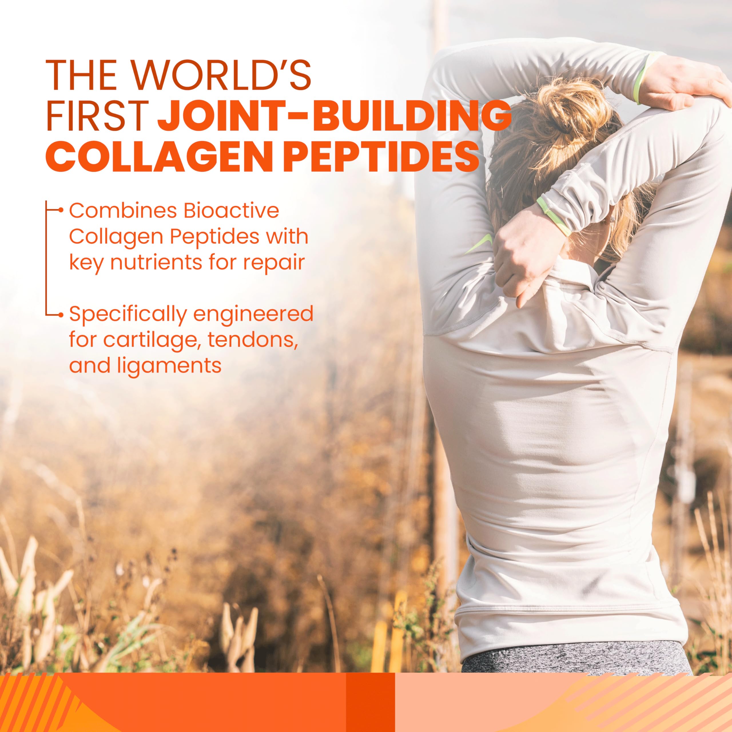 SaltWrap Collagen Synthesis Powder - Collagen Peptides for Joint Recovery with Fortigel & Tendoforte, Collagen for Women, Collagen for Men, Collagen Protein, Supports Tendons, Ligaments, NSF Certified