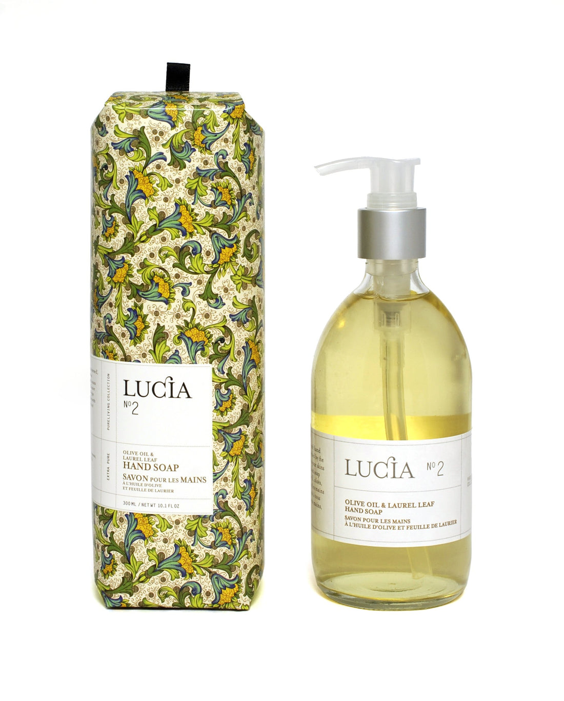 Lucia Hand Soap, Olive and Laurel, 10.1 Ounce