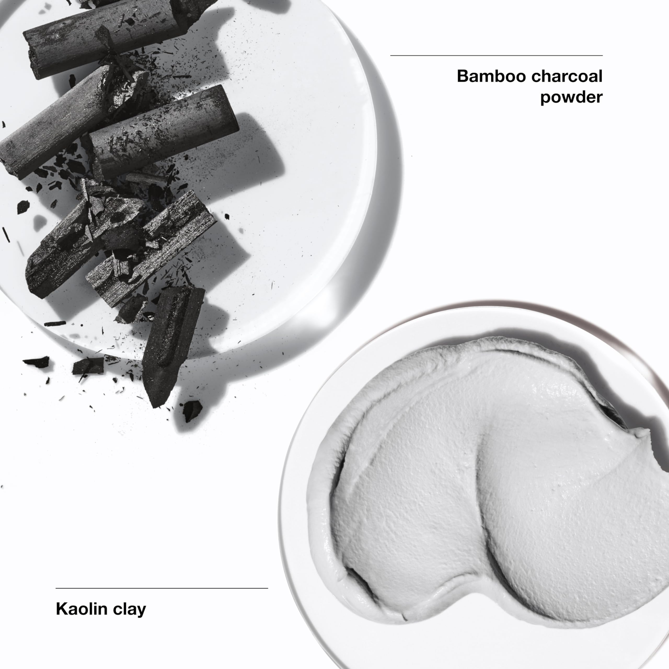 Clinique All About Clean 2-in-1 Charcoal Mask + Clay-Based Scrub, Cleansing Face Mask + Exfoliating Face Scrub For All Skin Types | Exfoliating + Refining, 3.4 Ounce