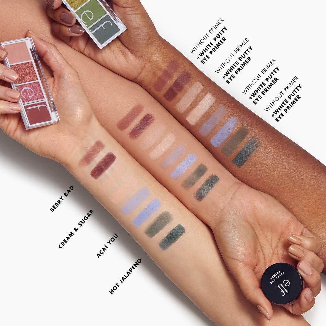 e.l.f. Bite-Size Eyeshadow, 4 Ultra-Pigmented Matte & Shimmer Shades, Carnival Candy, 0.12 Oz (3.5g)e.l.f.