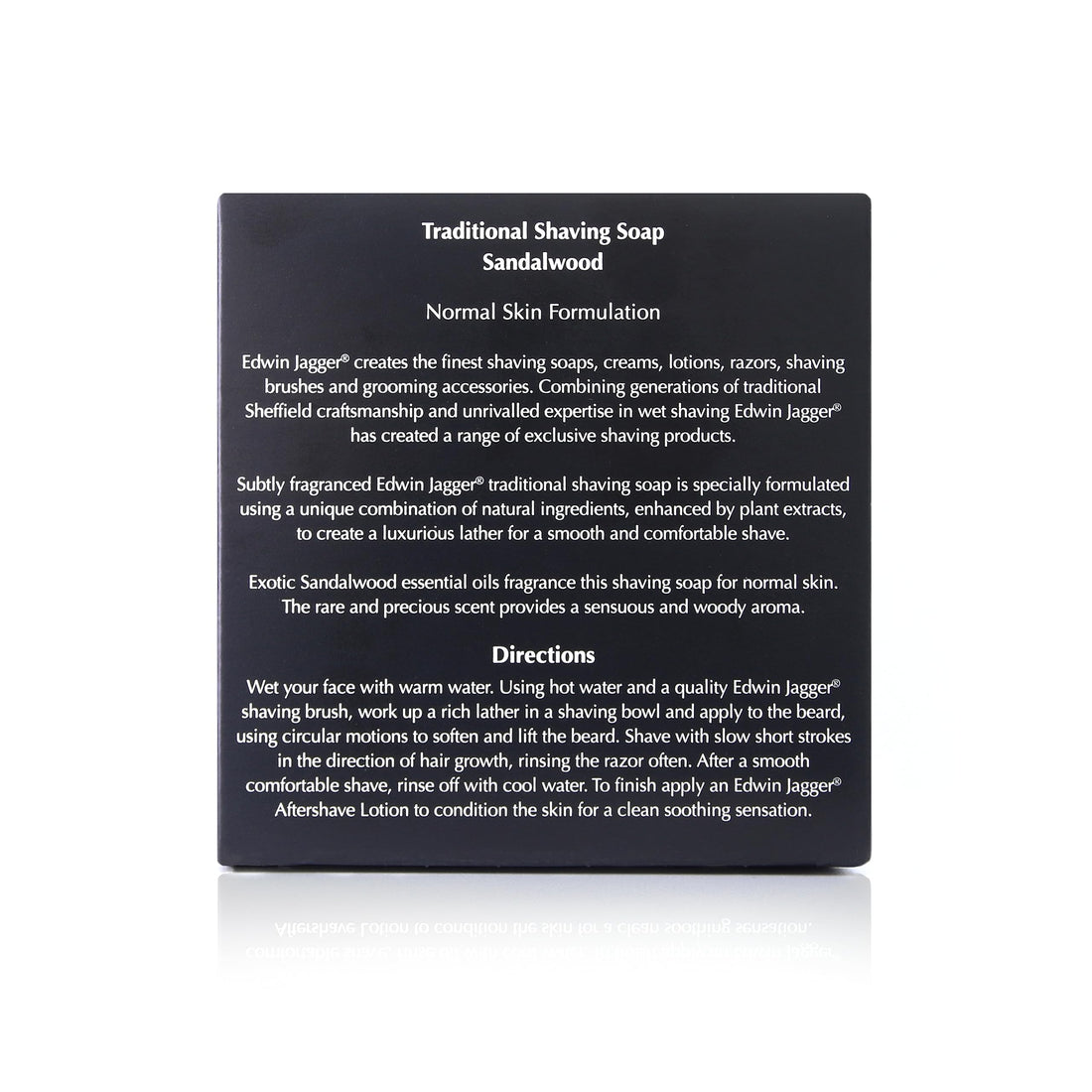 Edwin Jagger 99.9% Natural Traditional Shaving Soap In Travel Tub - Sandalwood, 2.3-Ounce