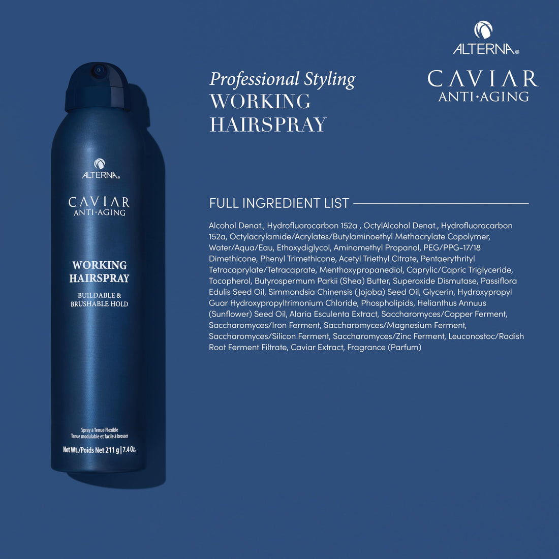 Alterna Caviar Anti-Aging Working Hair Spray, 15.5 Ounce