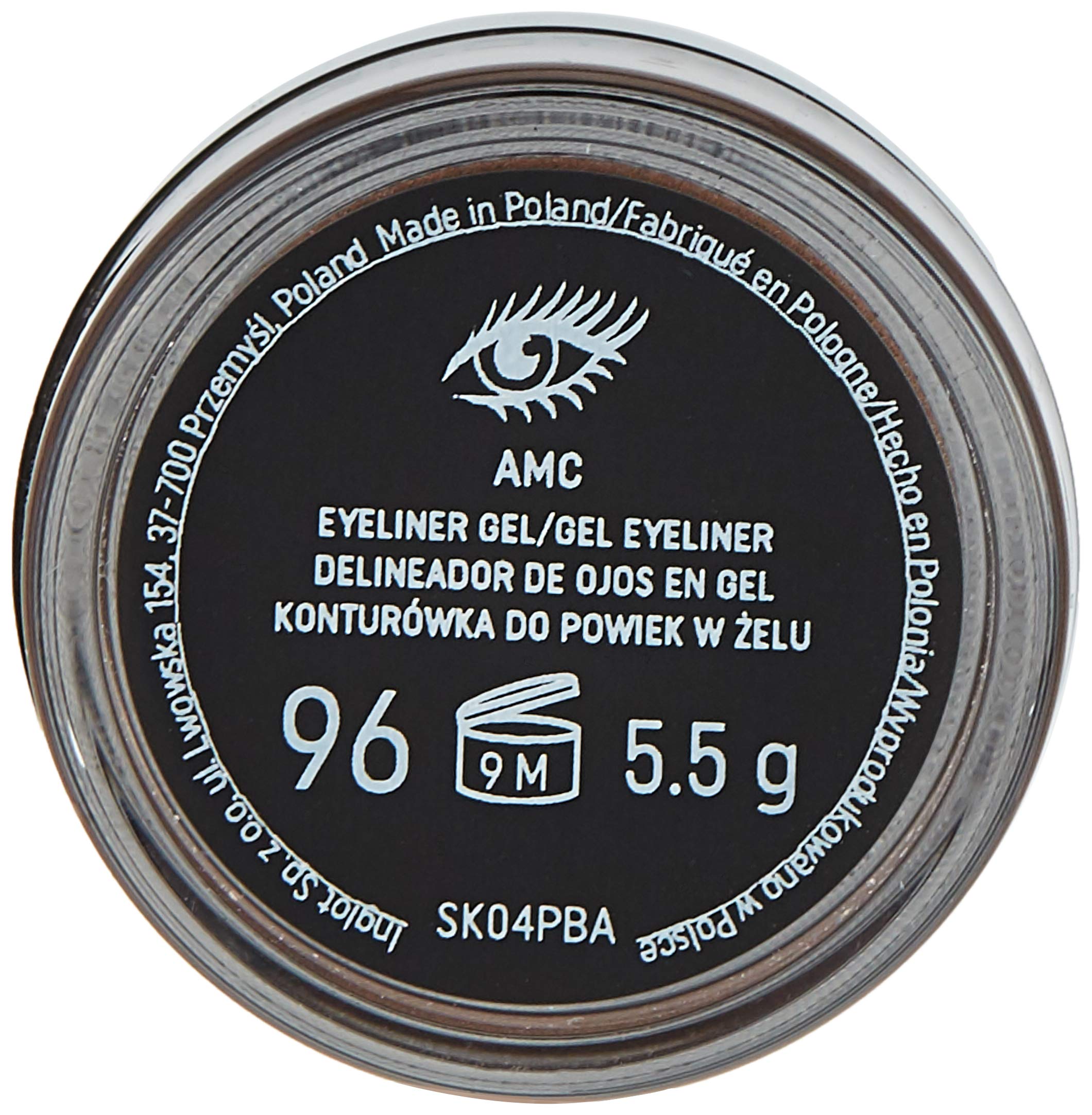 Inglot AMC Eyeliner Gel, 96 Copper Gold, 5.5g