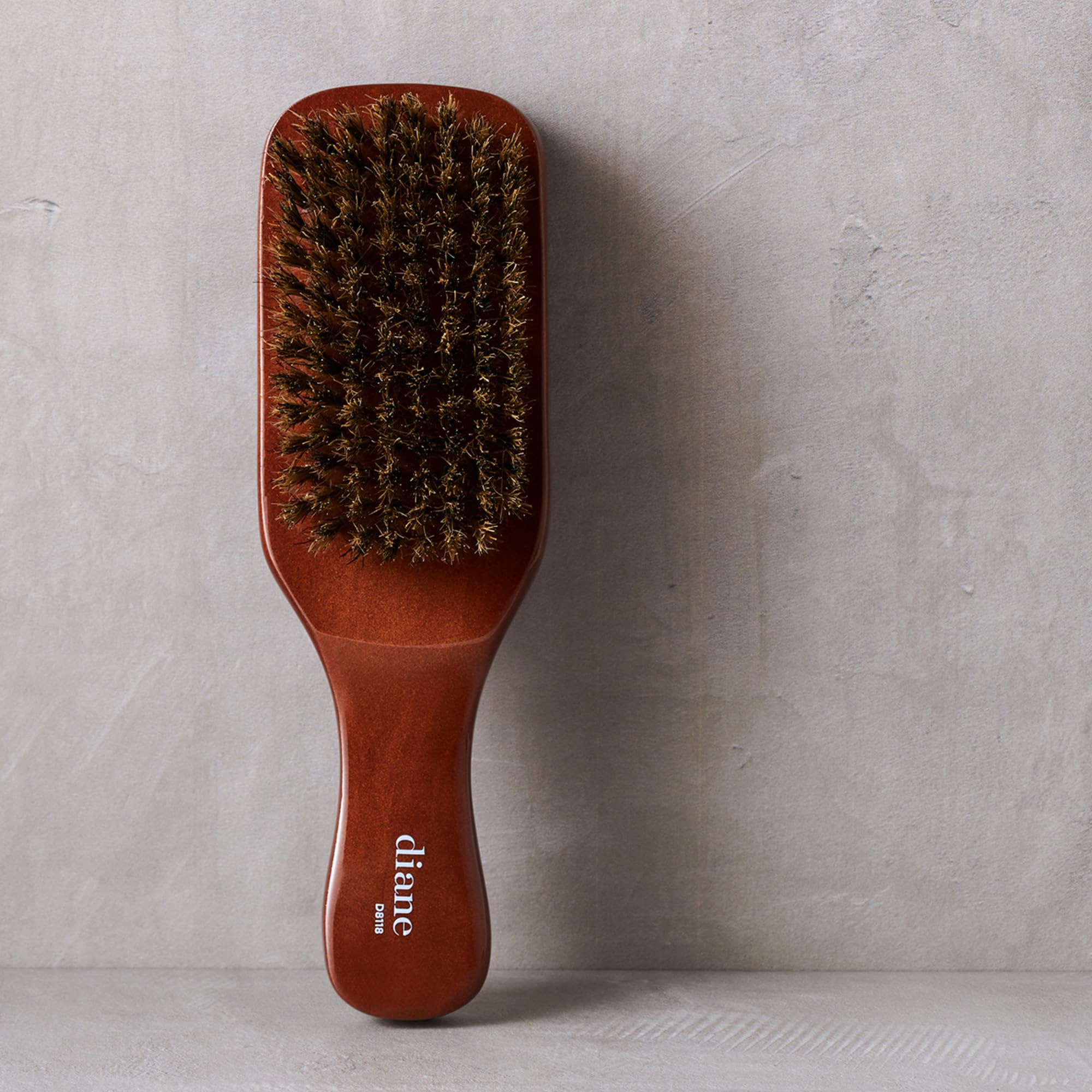 Diane 100% Medium Boar Club Brush, D8118 : firm boar bristle, 7 Inch (Pack of 1)