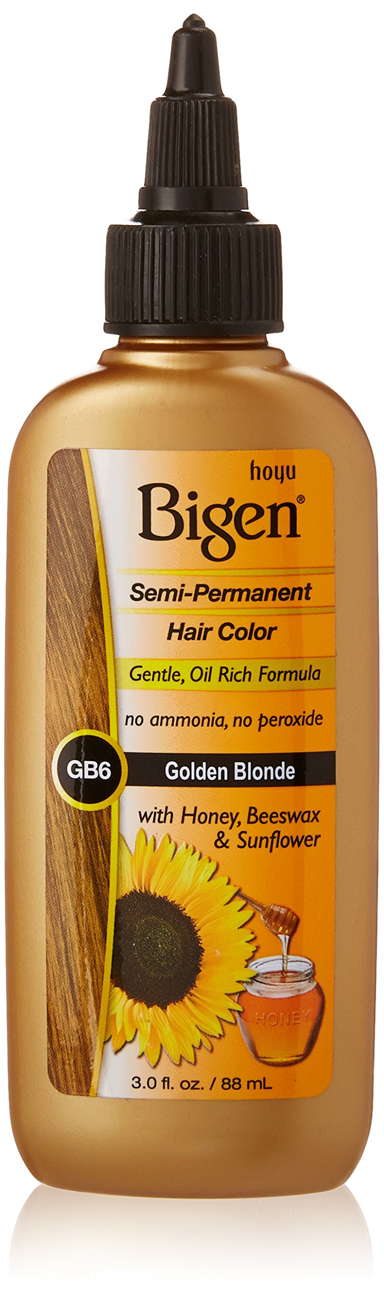 Bigen Semi Permanent Hair Color, Golden Blonde, 3.0 Ounce