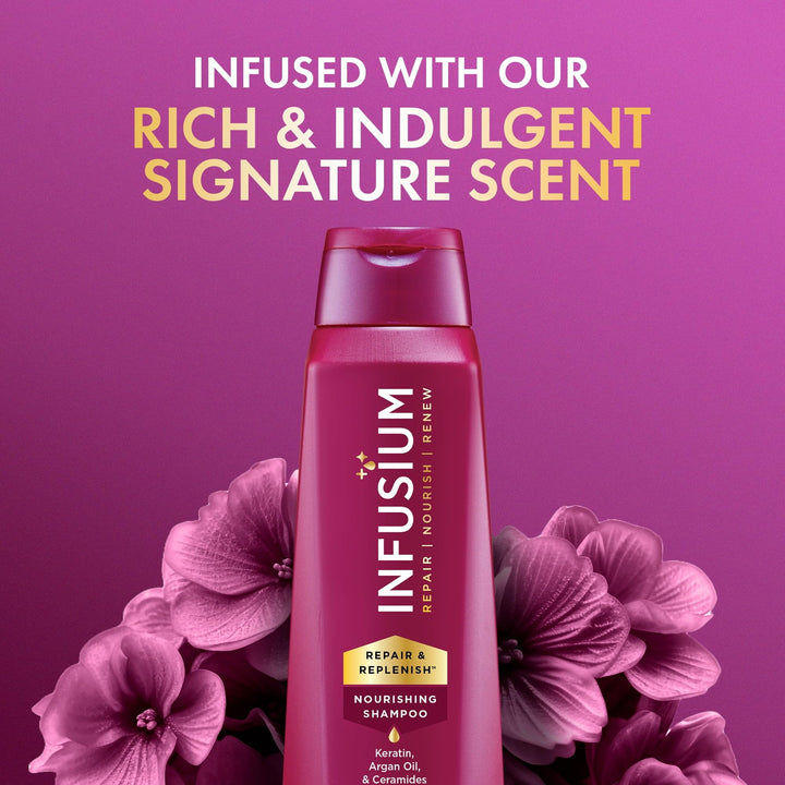 Infusium Moisturize & Replenish Shampoo, 13.5 Ounce